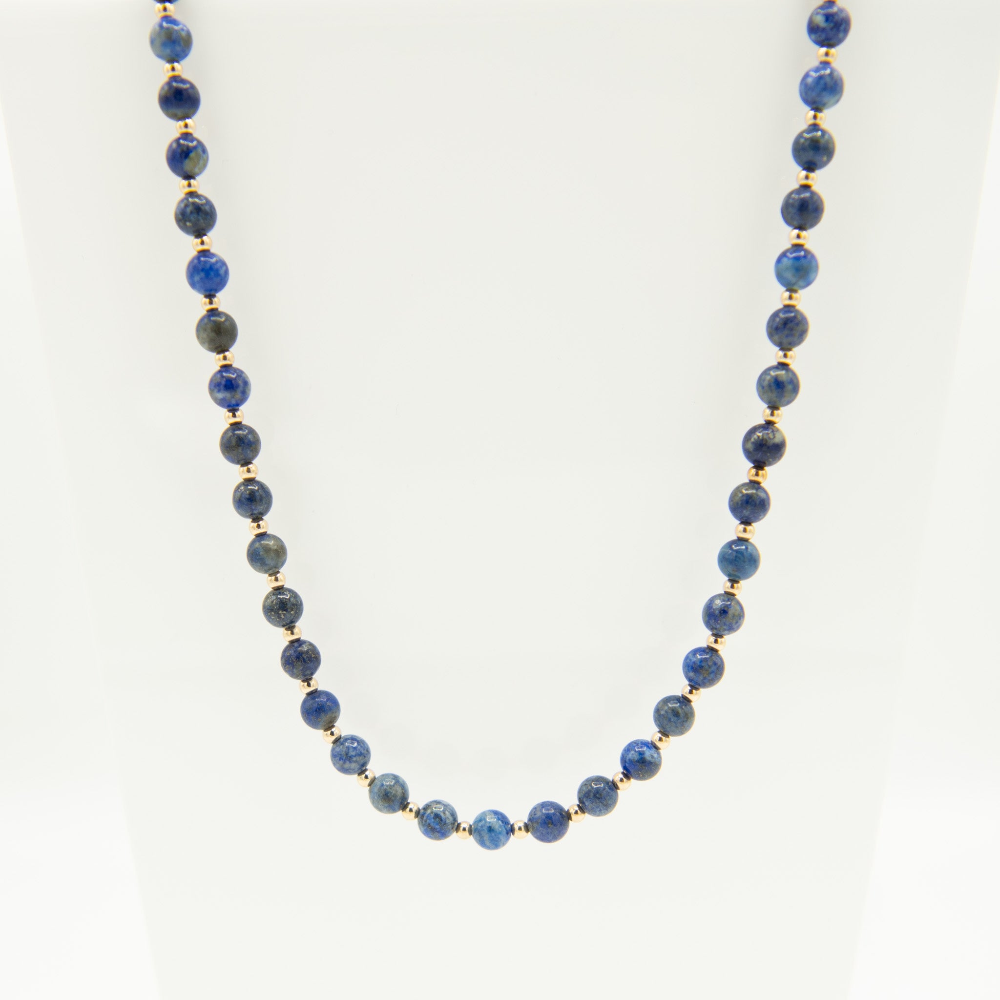 Lapis & Beaded Lux Necklace - Jewel Ya