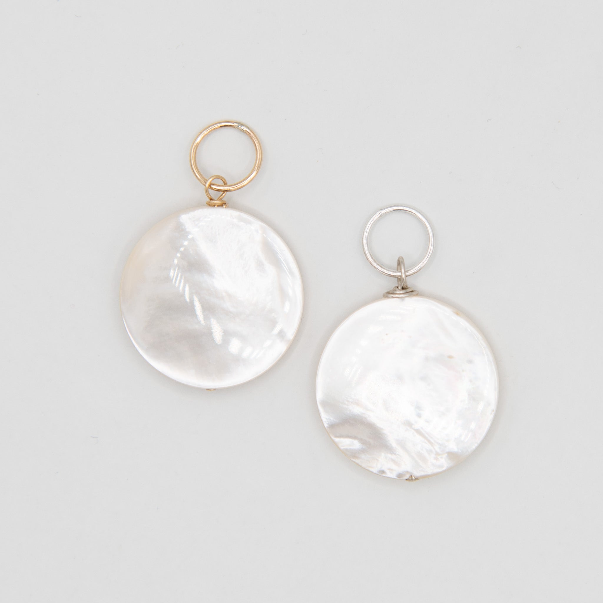 Large Freshwater Pearl Coin Pendant - Jewel Ya