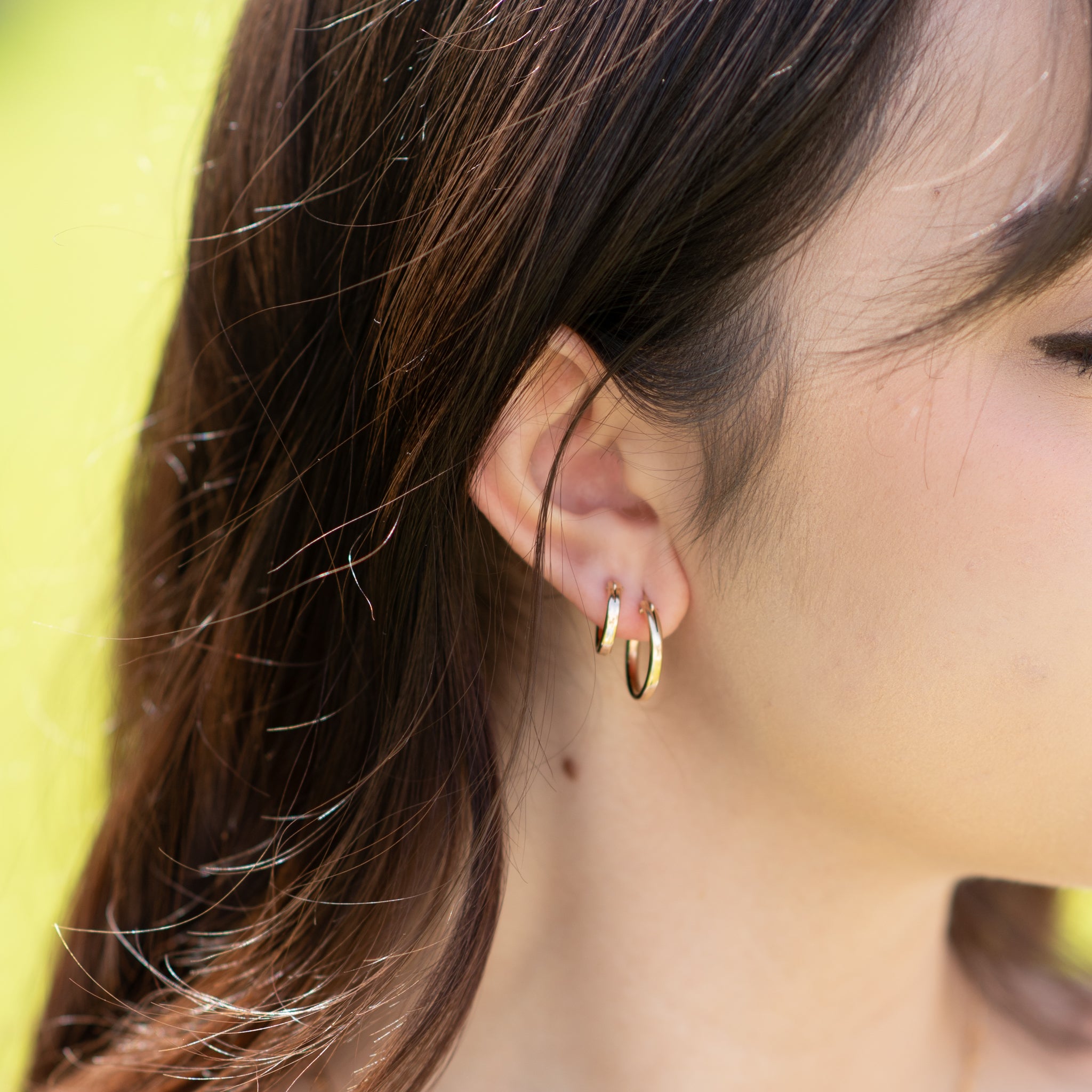 Medium 14k Gold Filled Tube Hoops - Jewel Ya