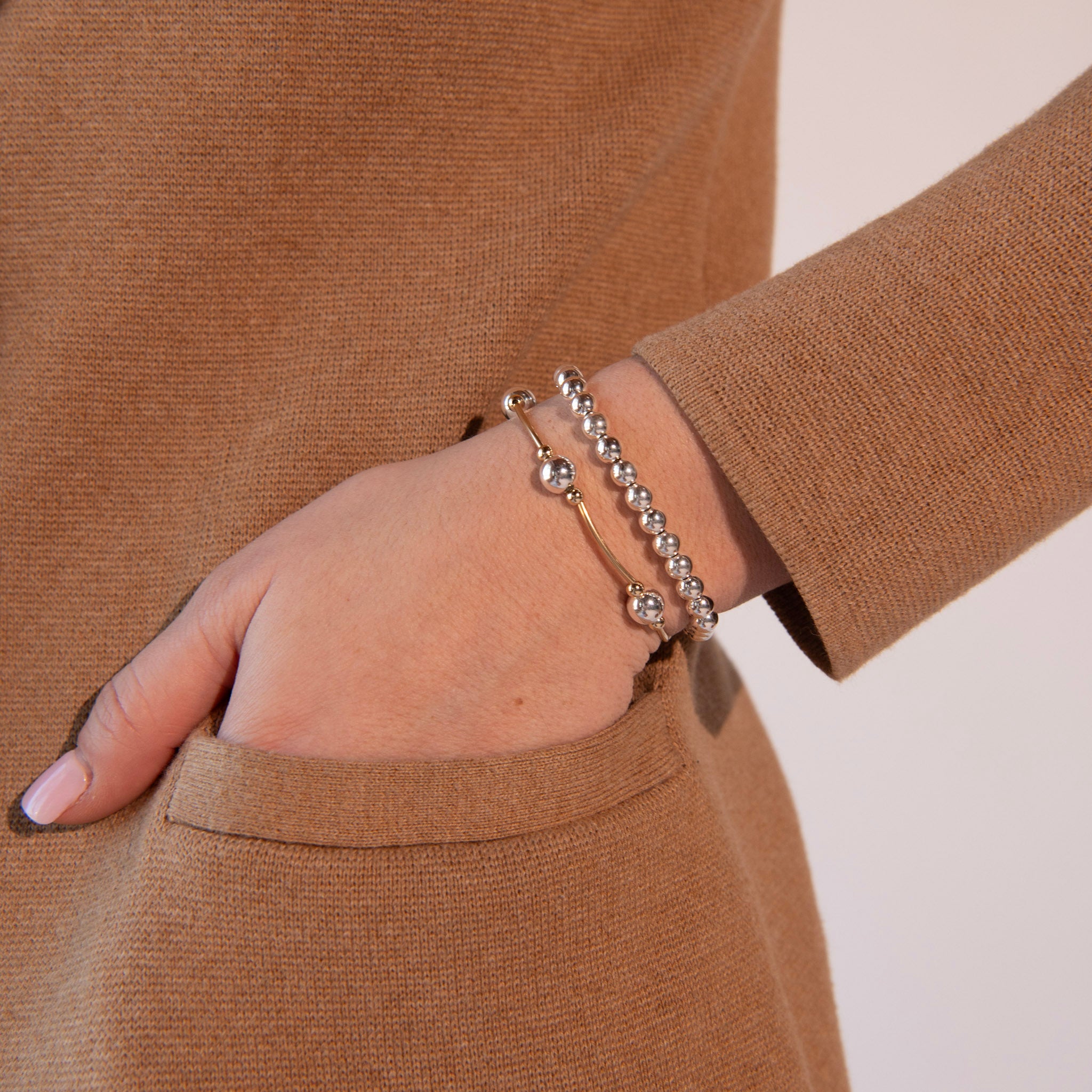 Beaded Lux Tube Bracelet - Jewel Ya