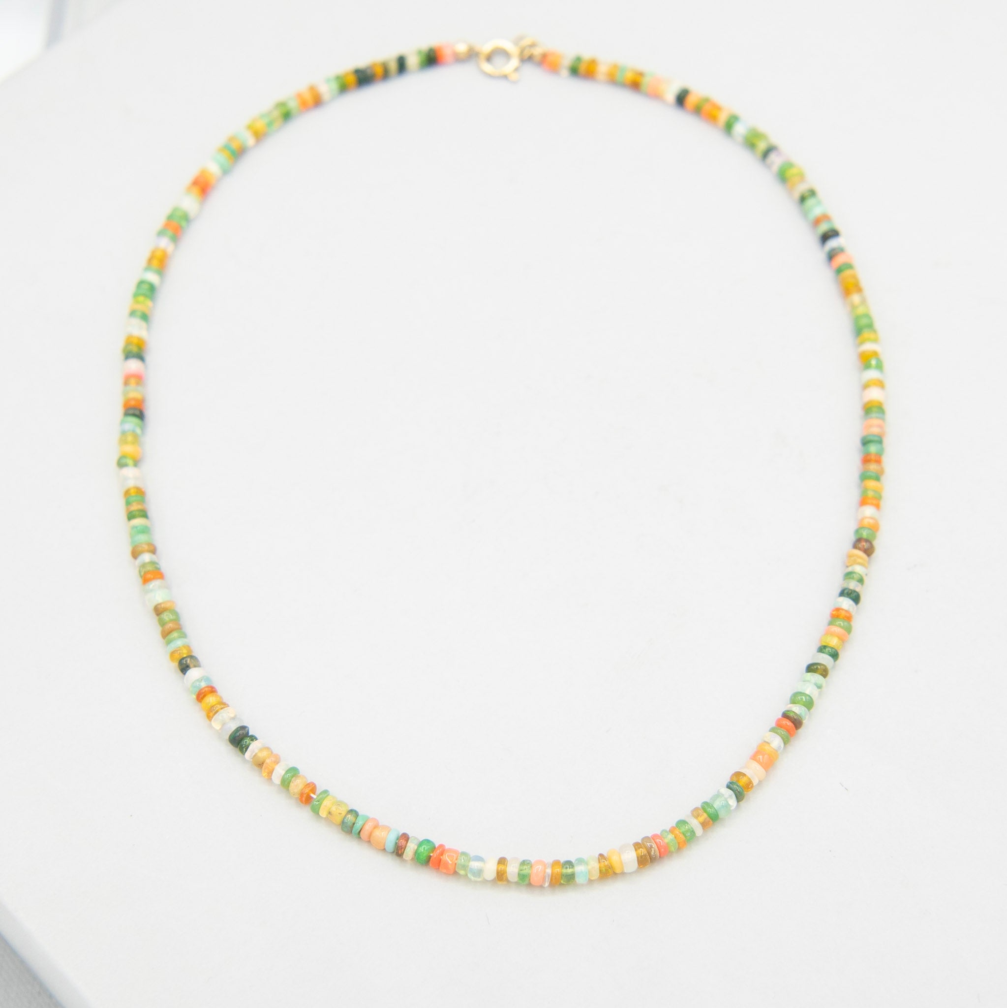 Multicolor Ethiopian Opal Necklace