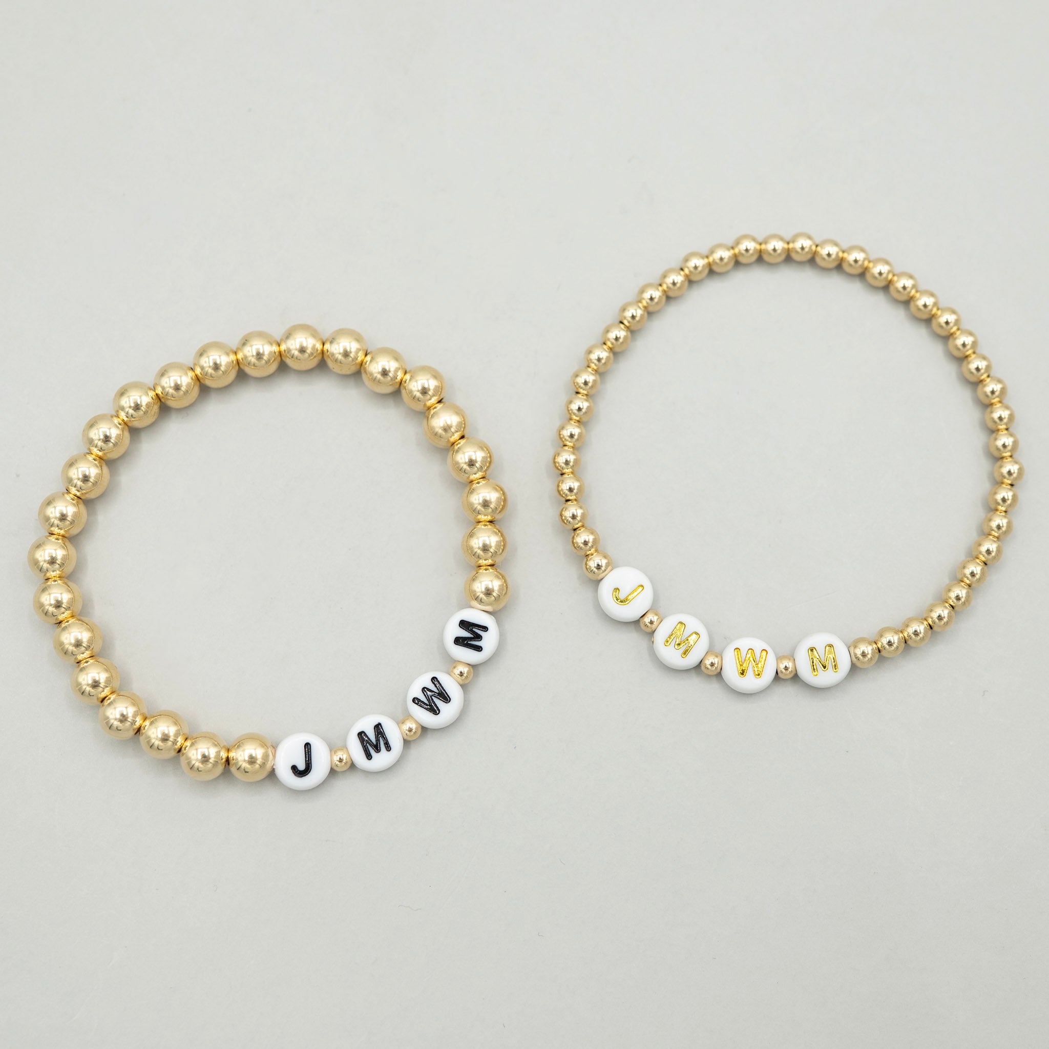 4mm Beaded Lux Custom 'My People' Bracelet - Jewel Ya