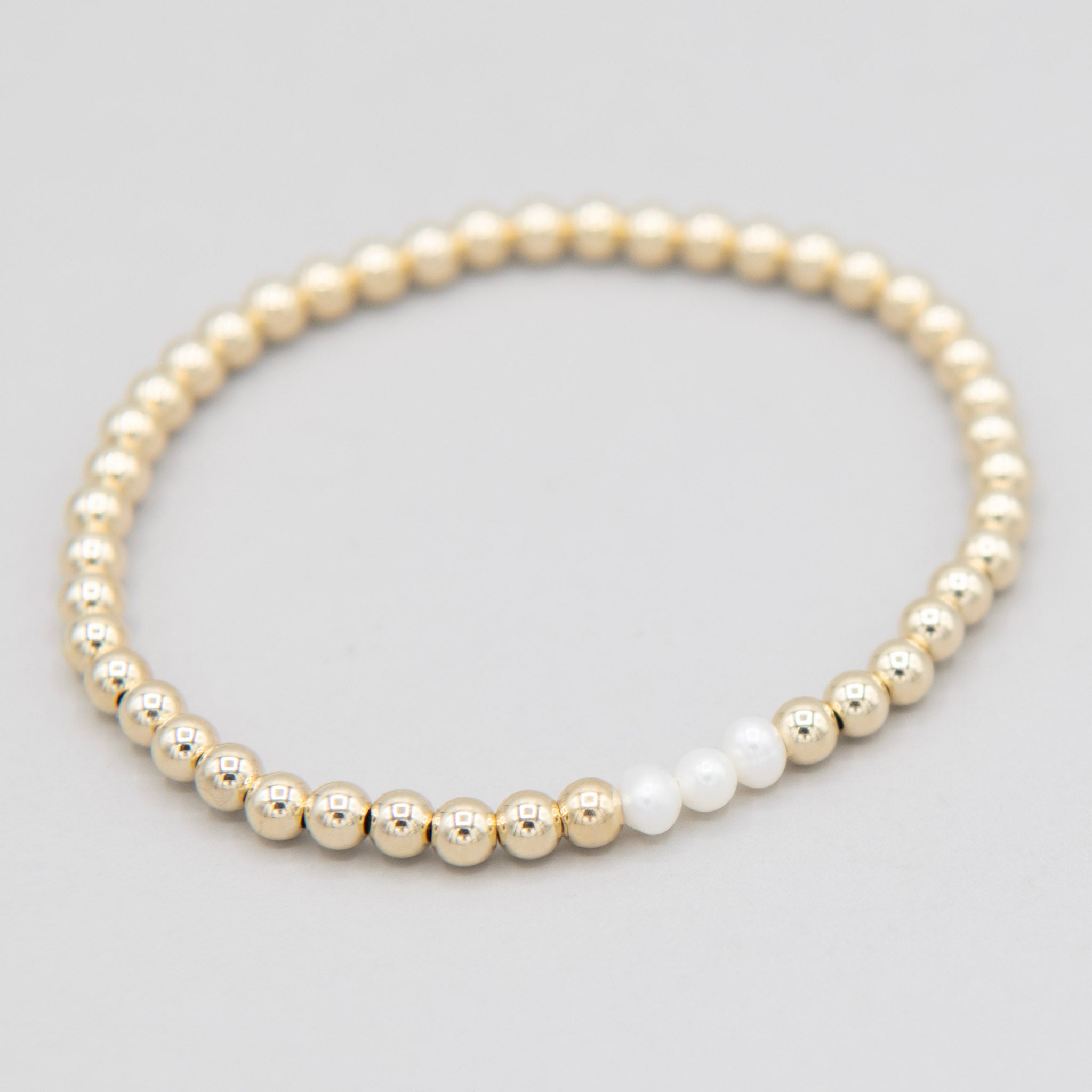 June Freshwater Pearl Beaded Lux Bracelet - Jewel Ya