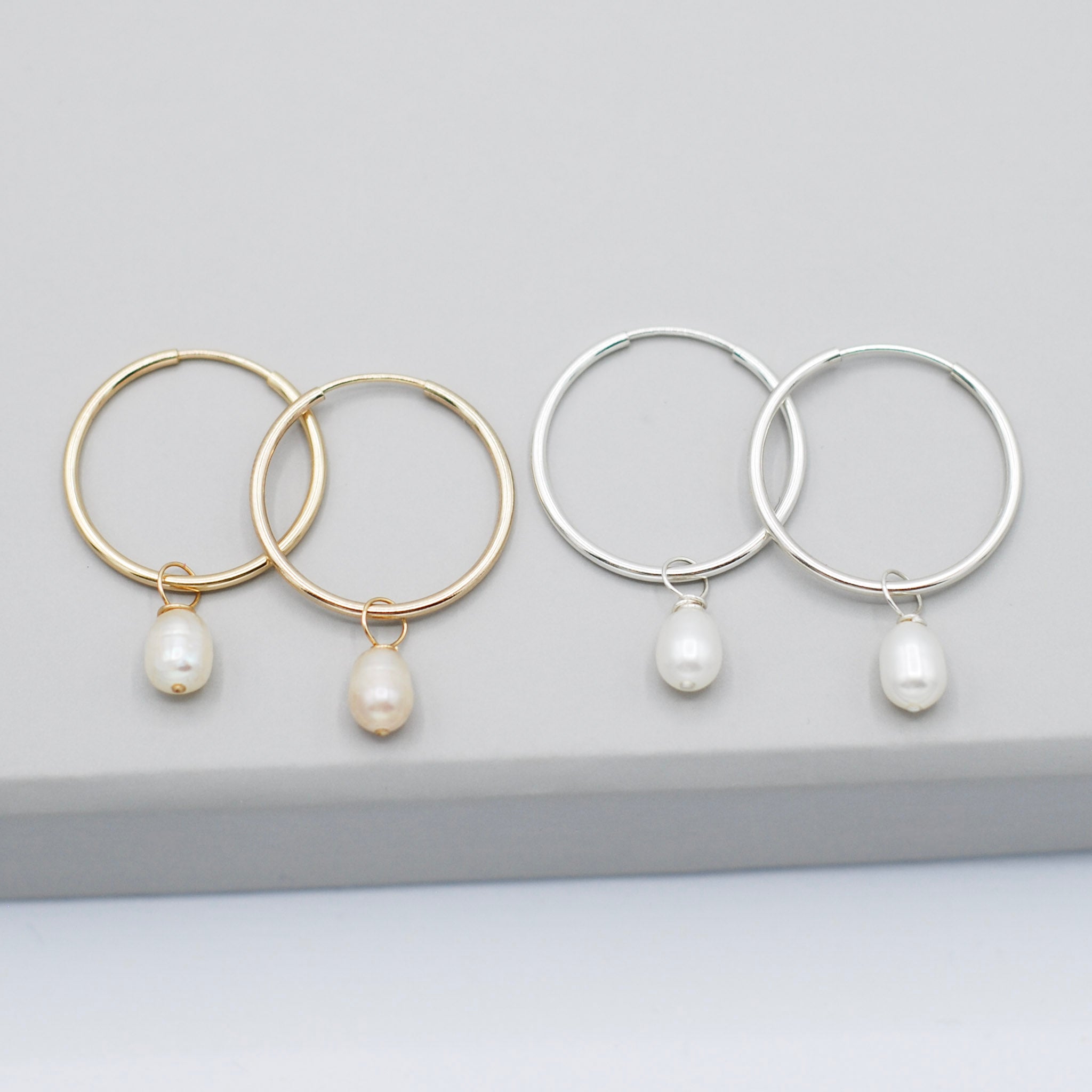 Birthstone Hoop Drops - Jewel Ya
