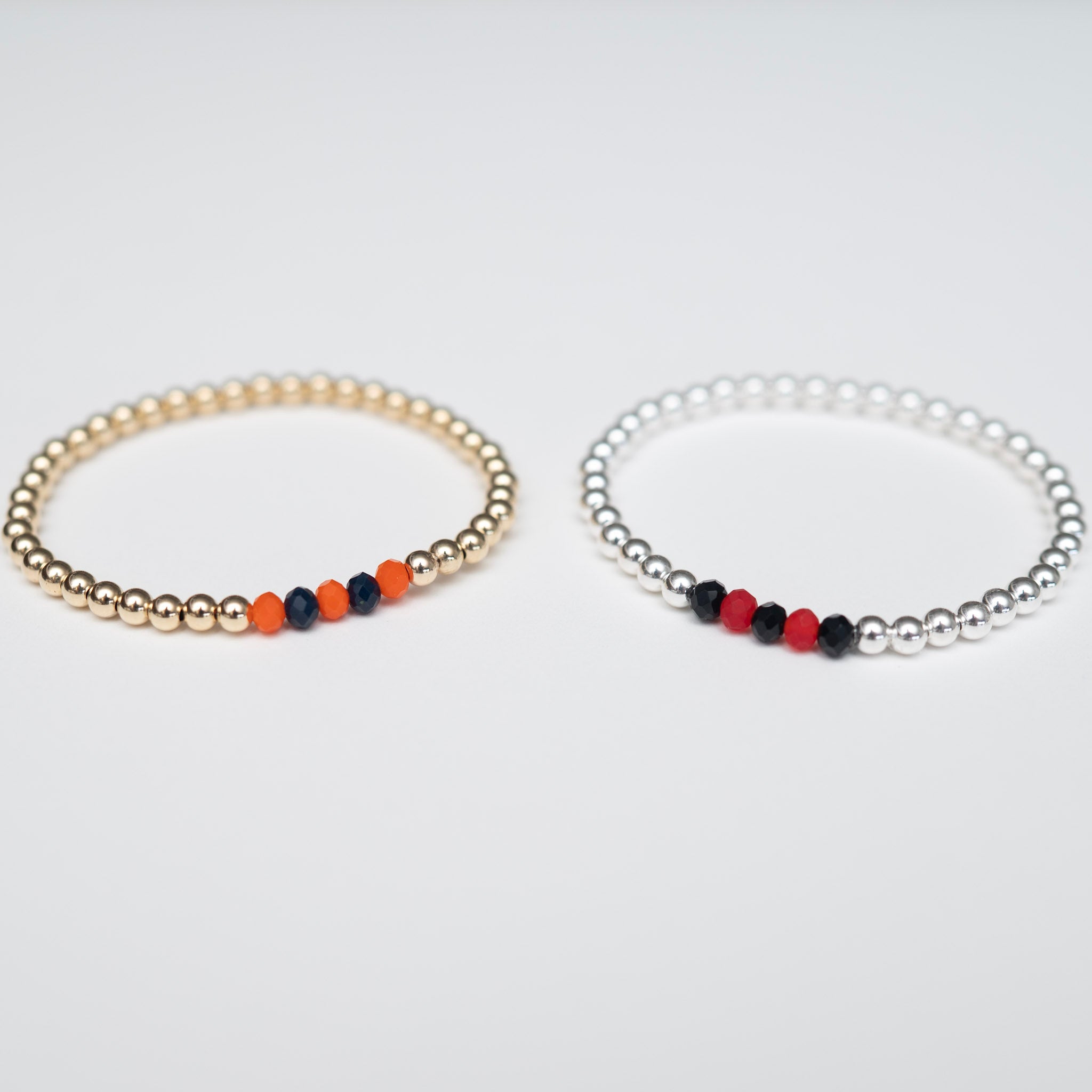 Personalized Game Day Beaded Lux Bracelet