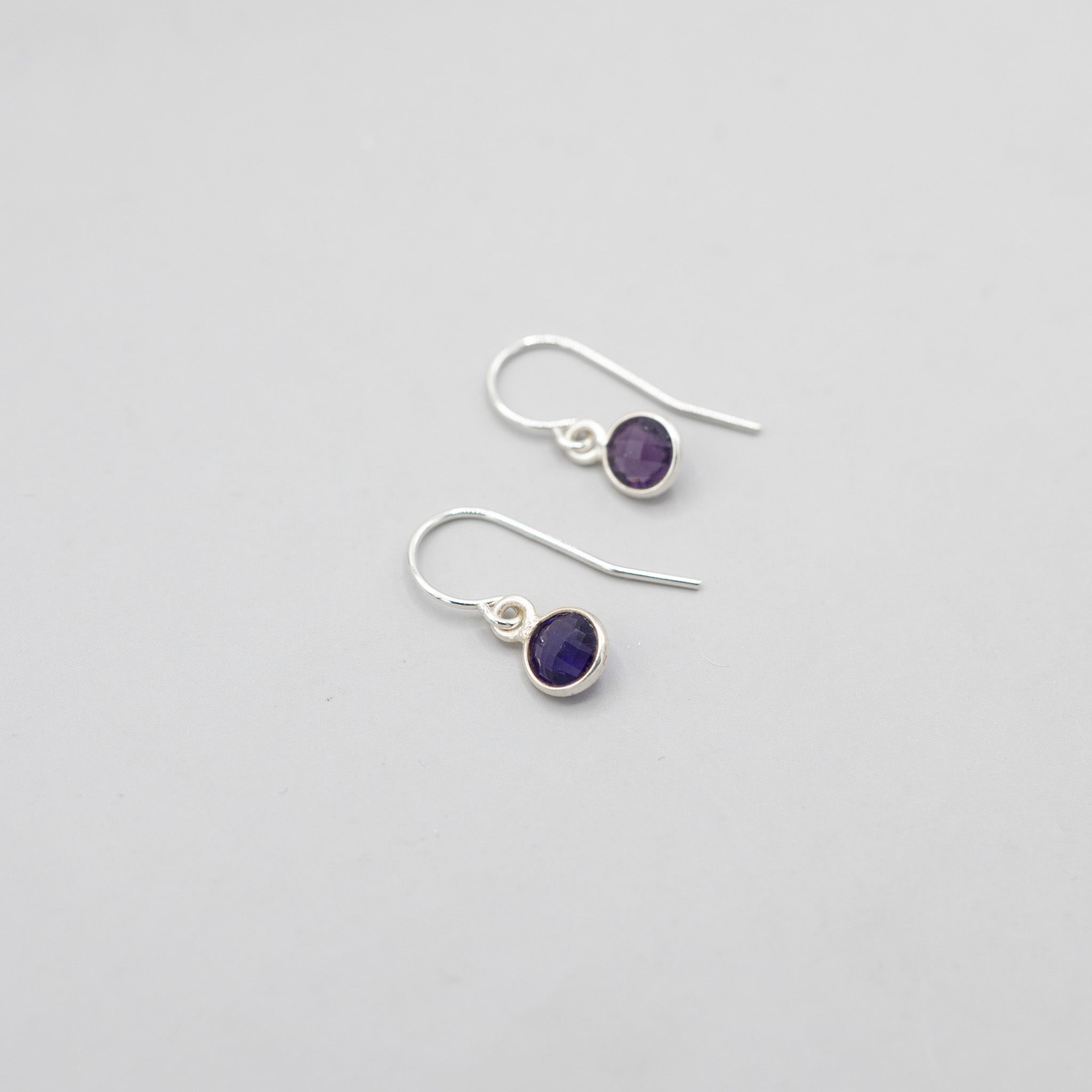 Petite Amethyst Earrings - Jewel Ya