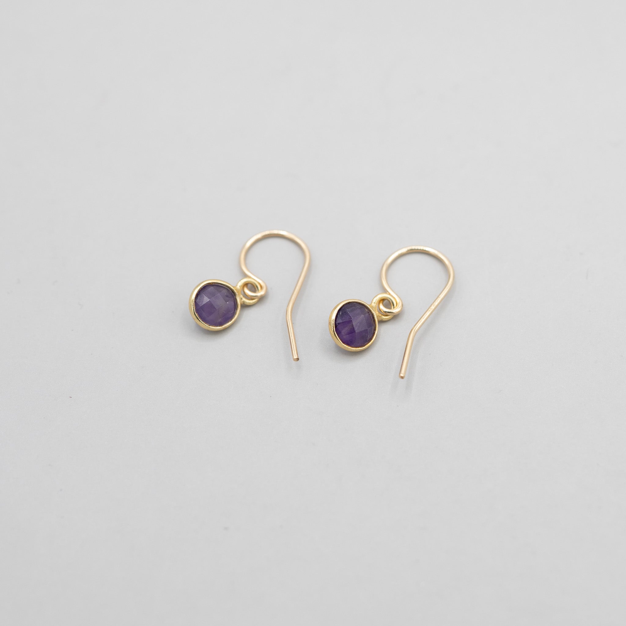 Petite Amethyst Earrings - Jewel Ya
