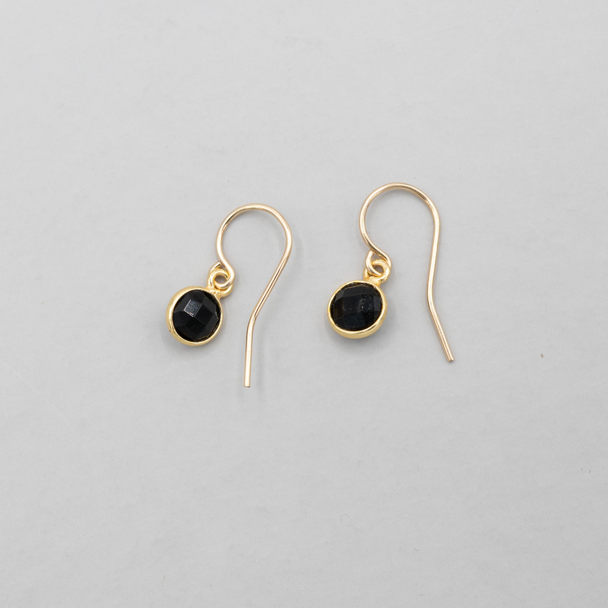 Petite Black Onyx Earrings - Jewel Ya