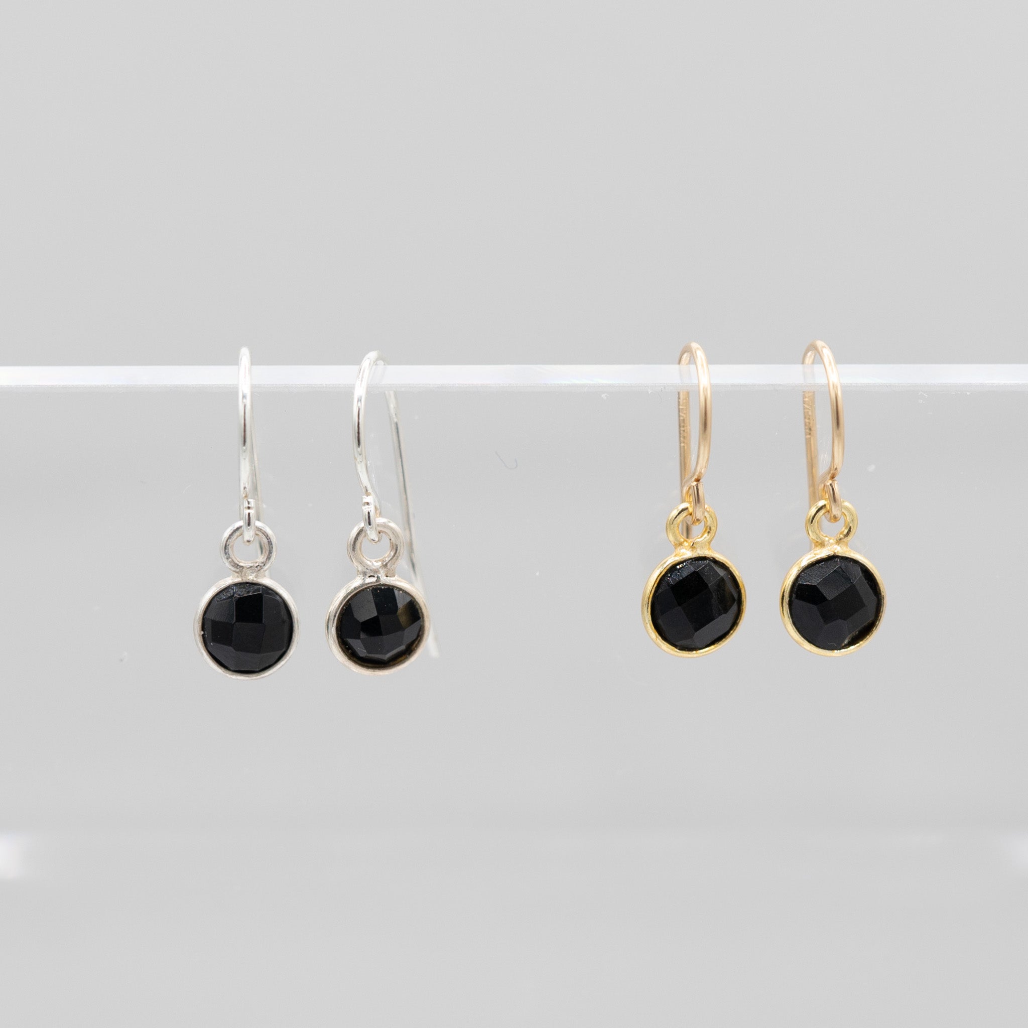 Petite Black Onyx Earrings - Jewel Ya