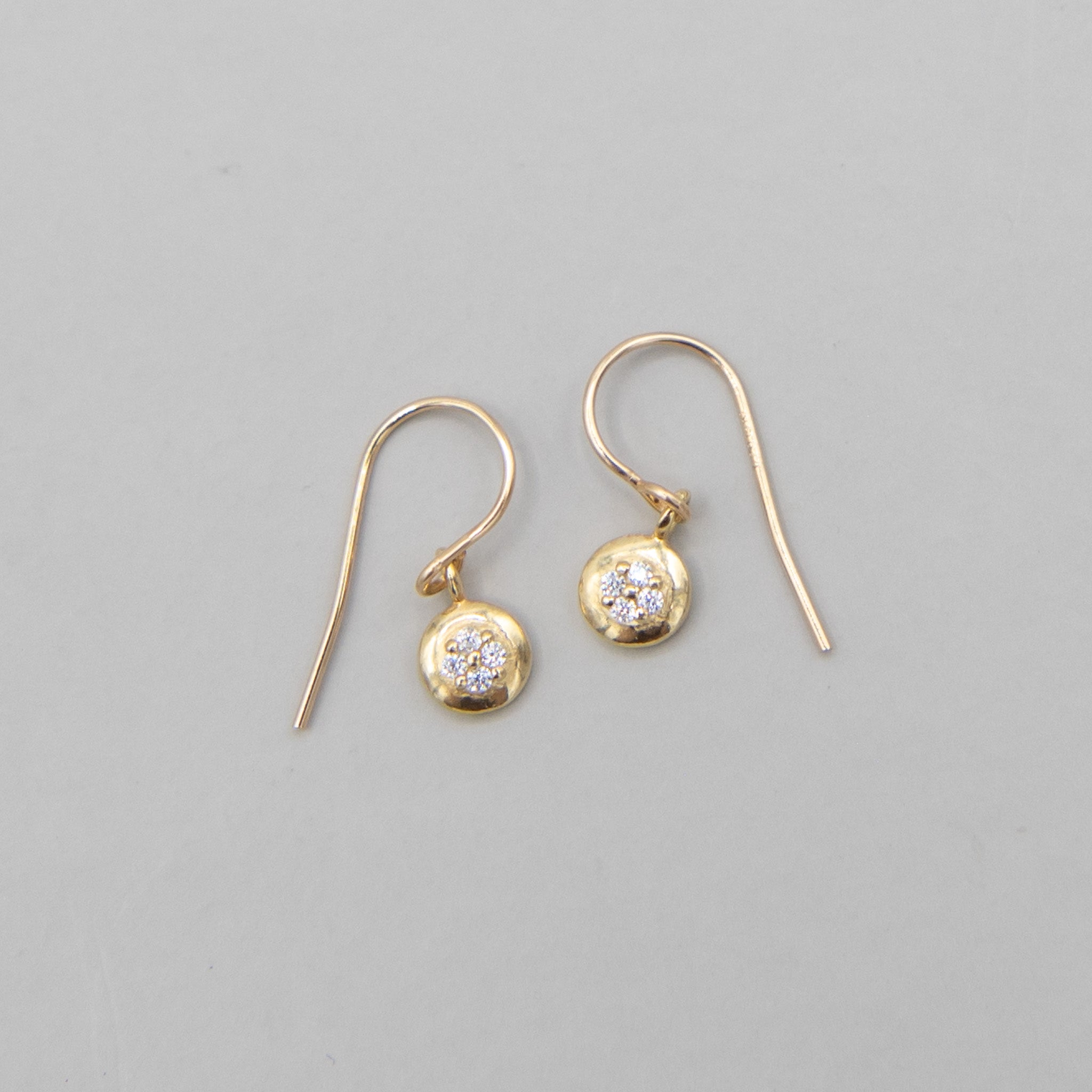 Petite Black Cubic Zirconia Earrings