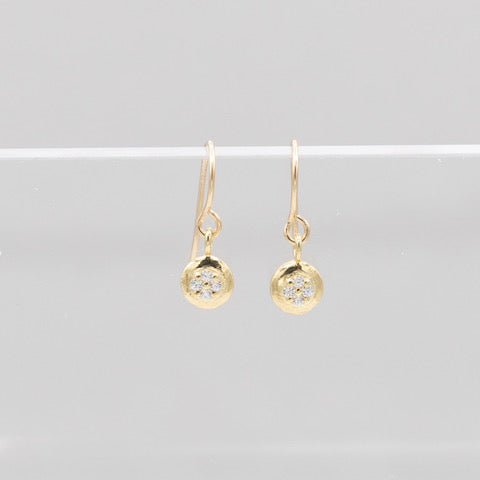 Petite Black Cubic Zirconia Earrings