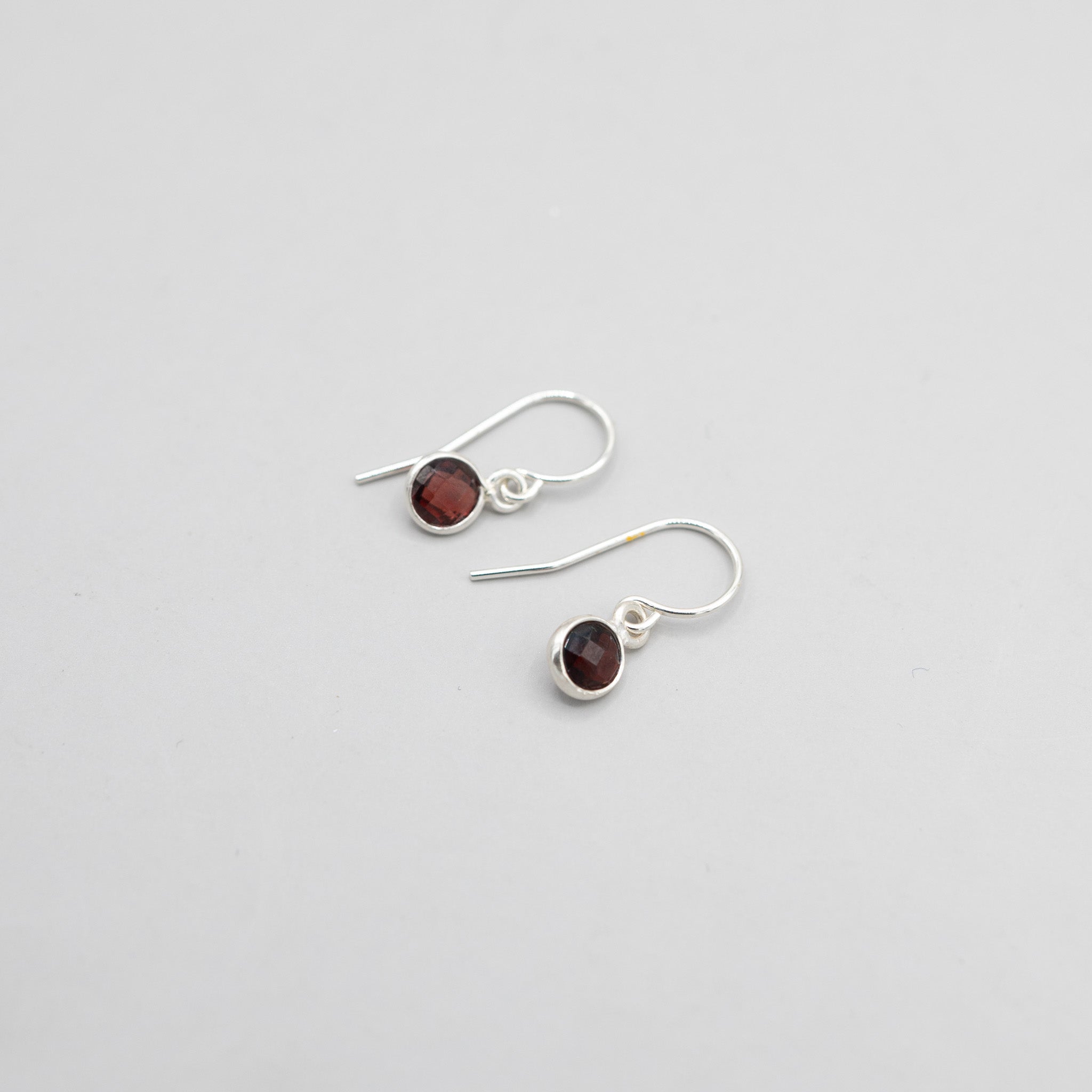 Petite Garnet Earrings - Jewel Ya