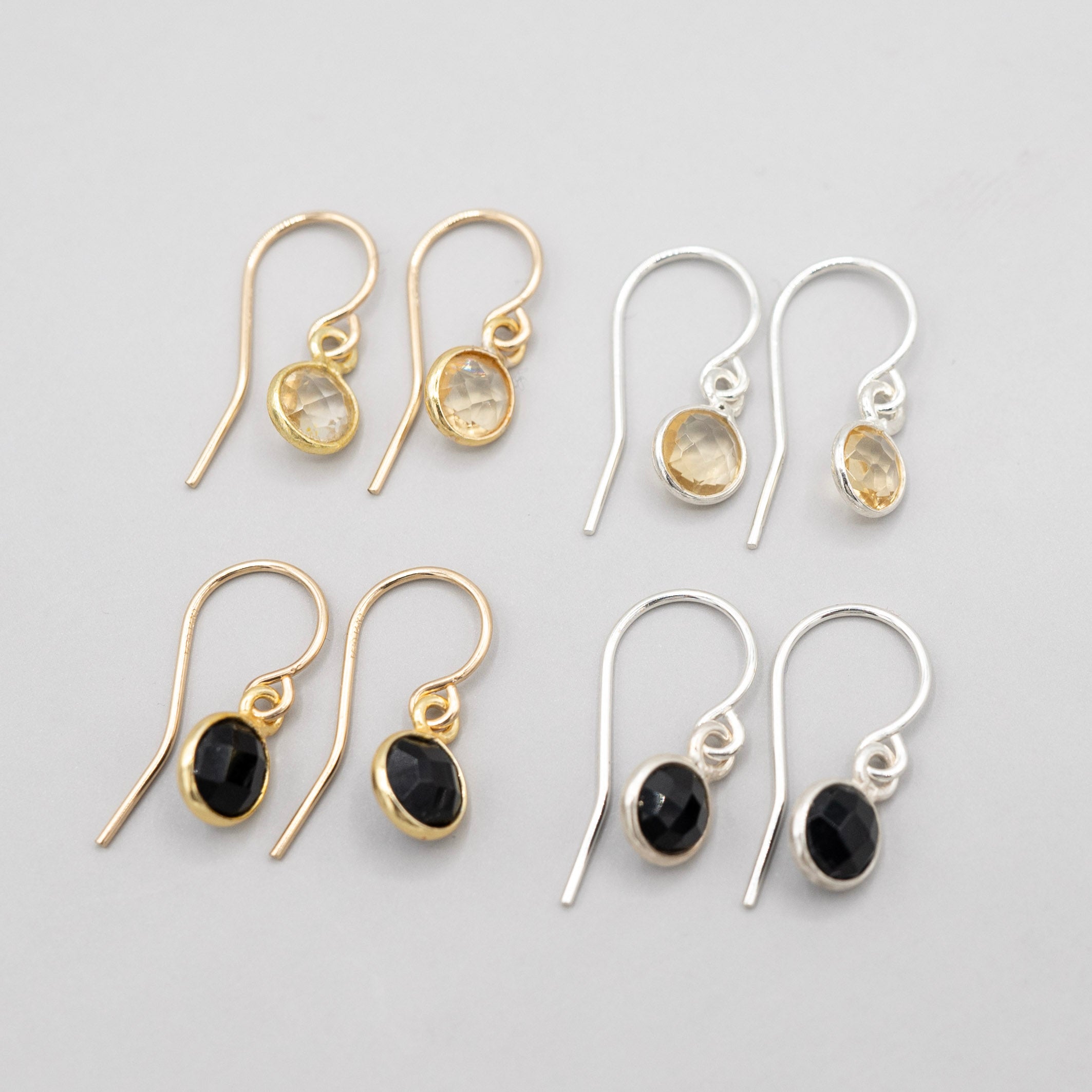 Petite Citrine Earrings - Jewel Ya