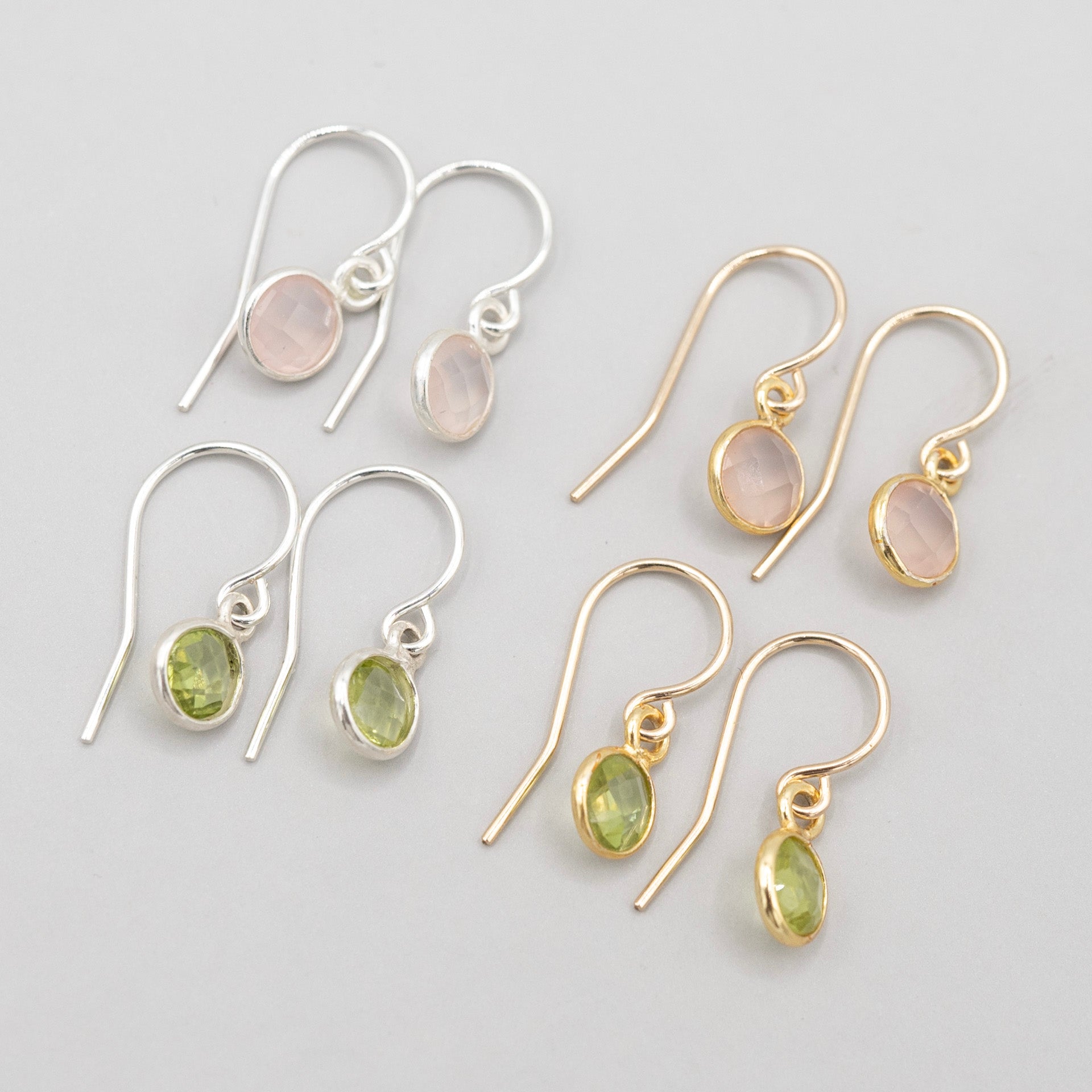 Petite Peridot Earrings - Jewel Ya