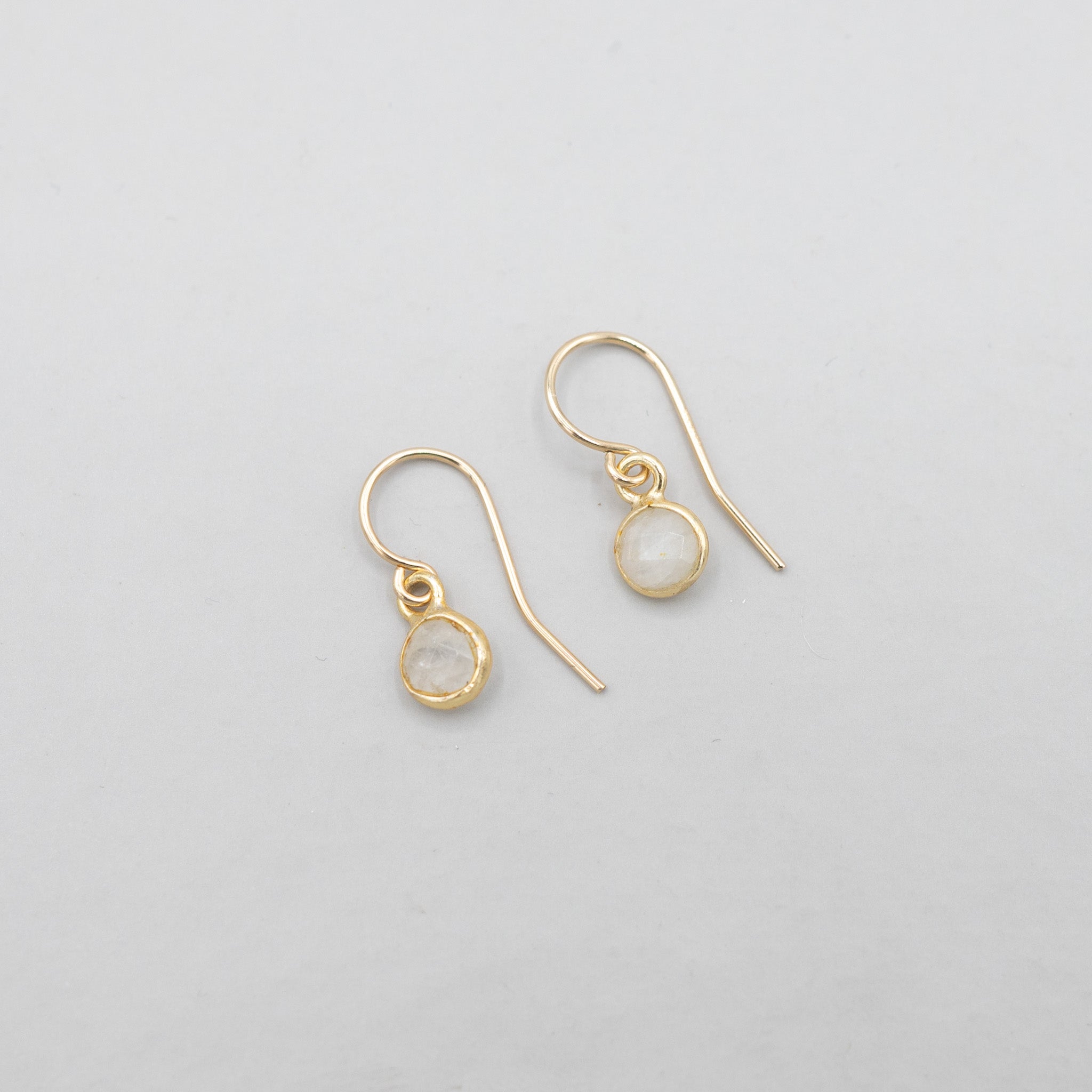 Petite Moonstone Earrings - Jewel Ya