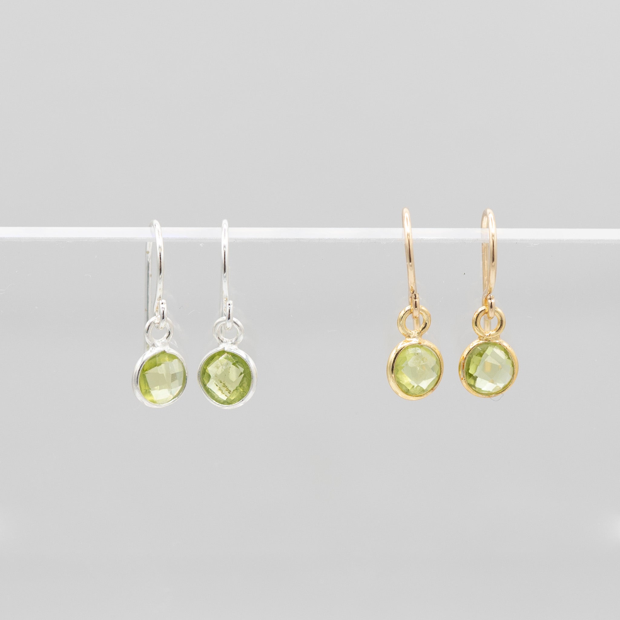 Petite Peridot Earrings - Jewel Ya