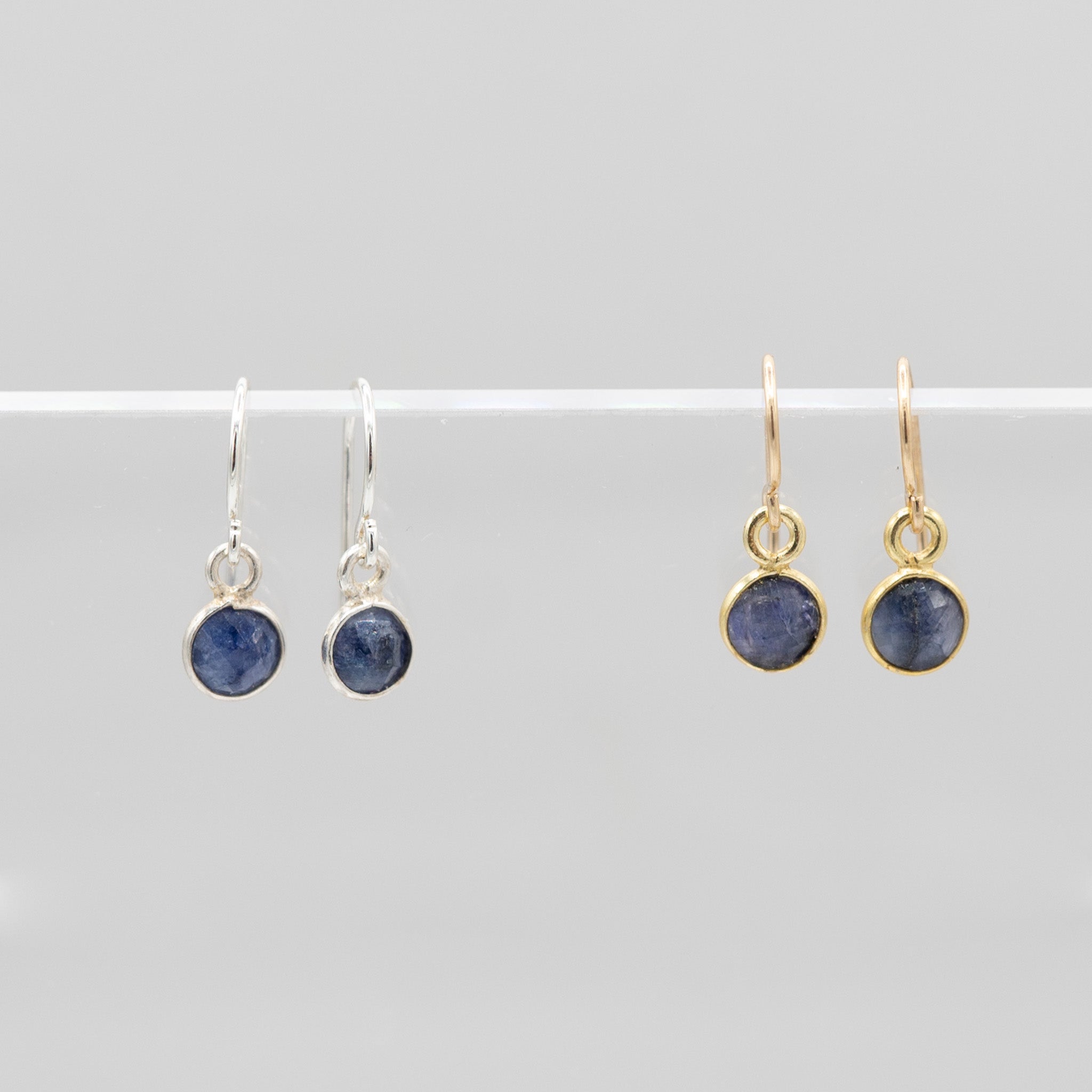 Petite Sapphire Gemstone Earrings - Jewel Ya