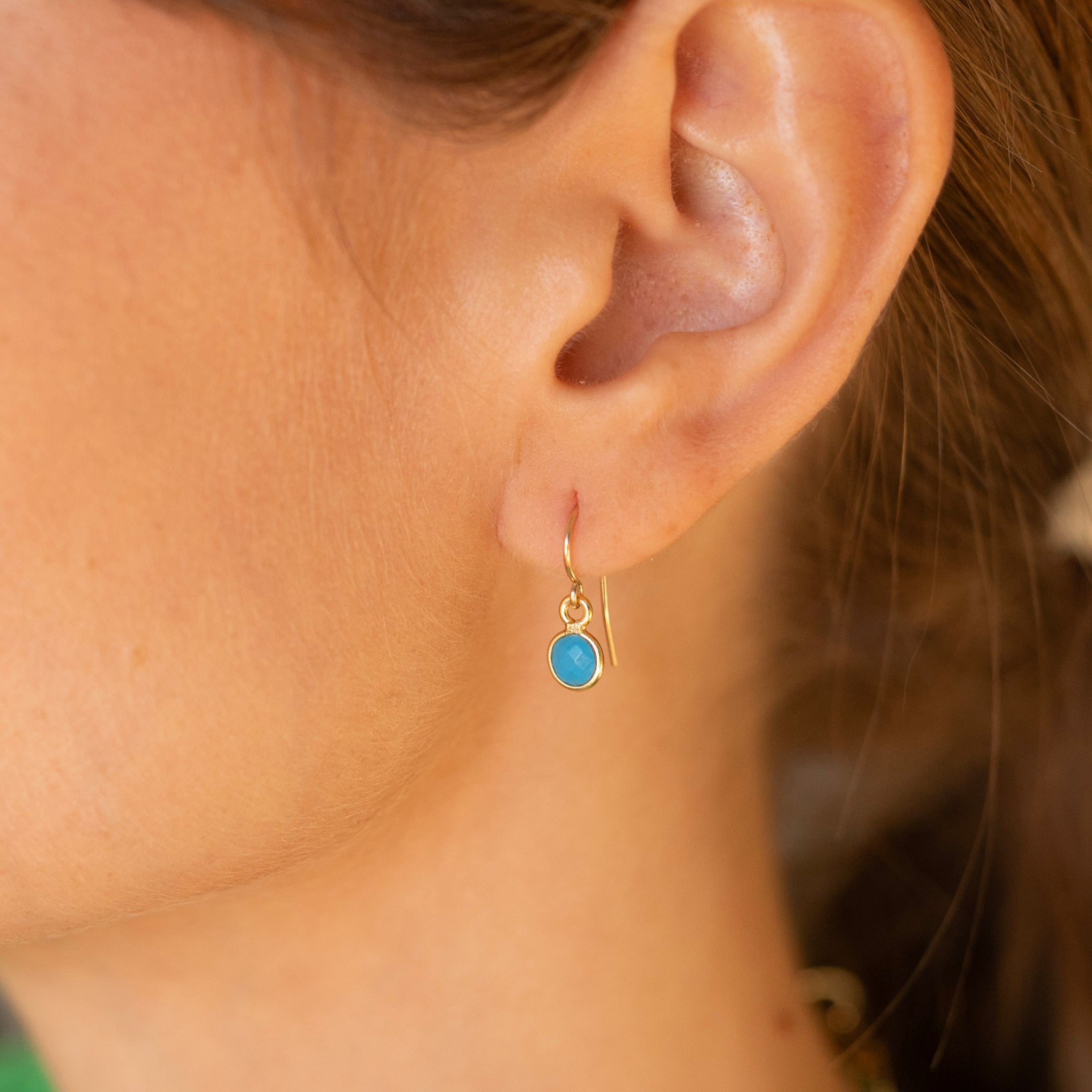 Petite Turquoise Earrings - Jewel Ya