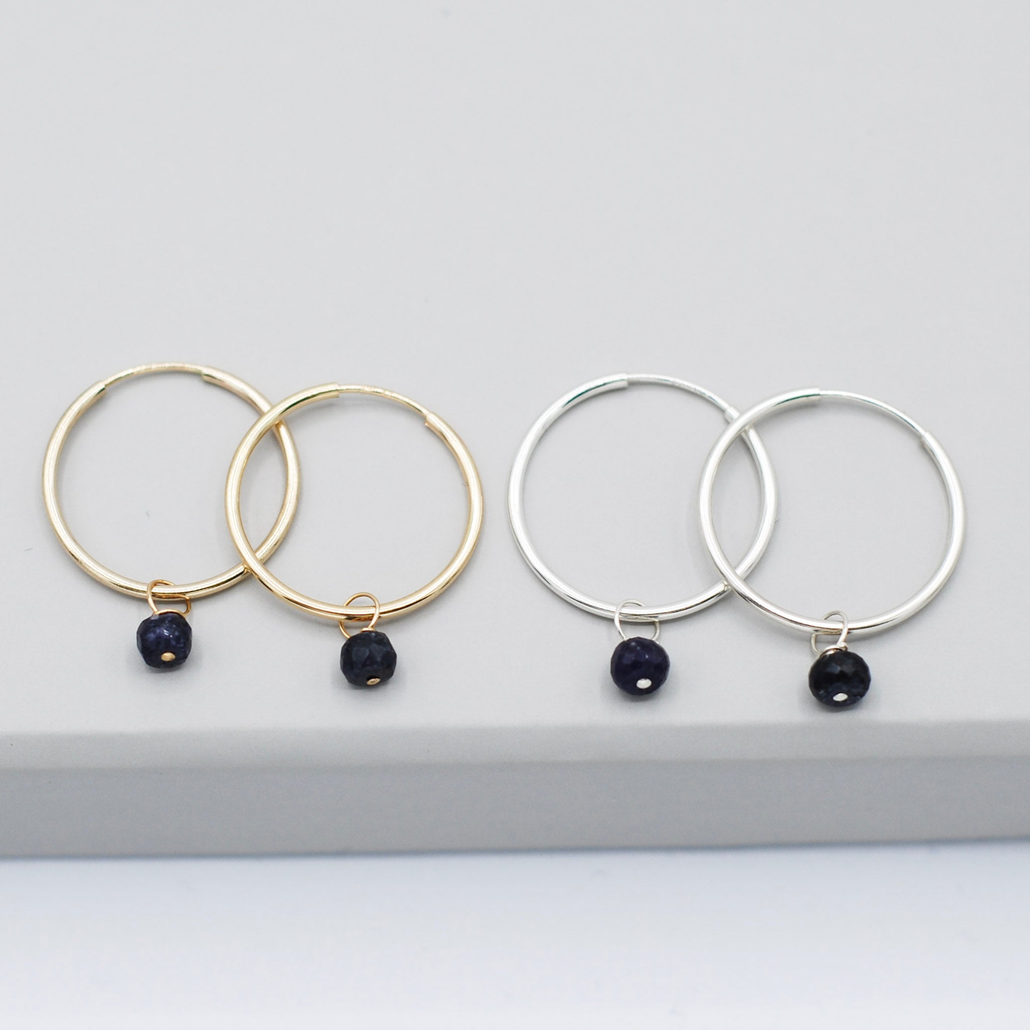 Birthstone Hoop Drops - Jewel Ya