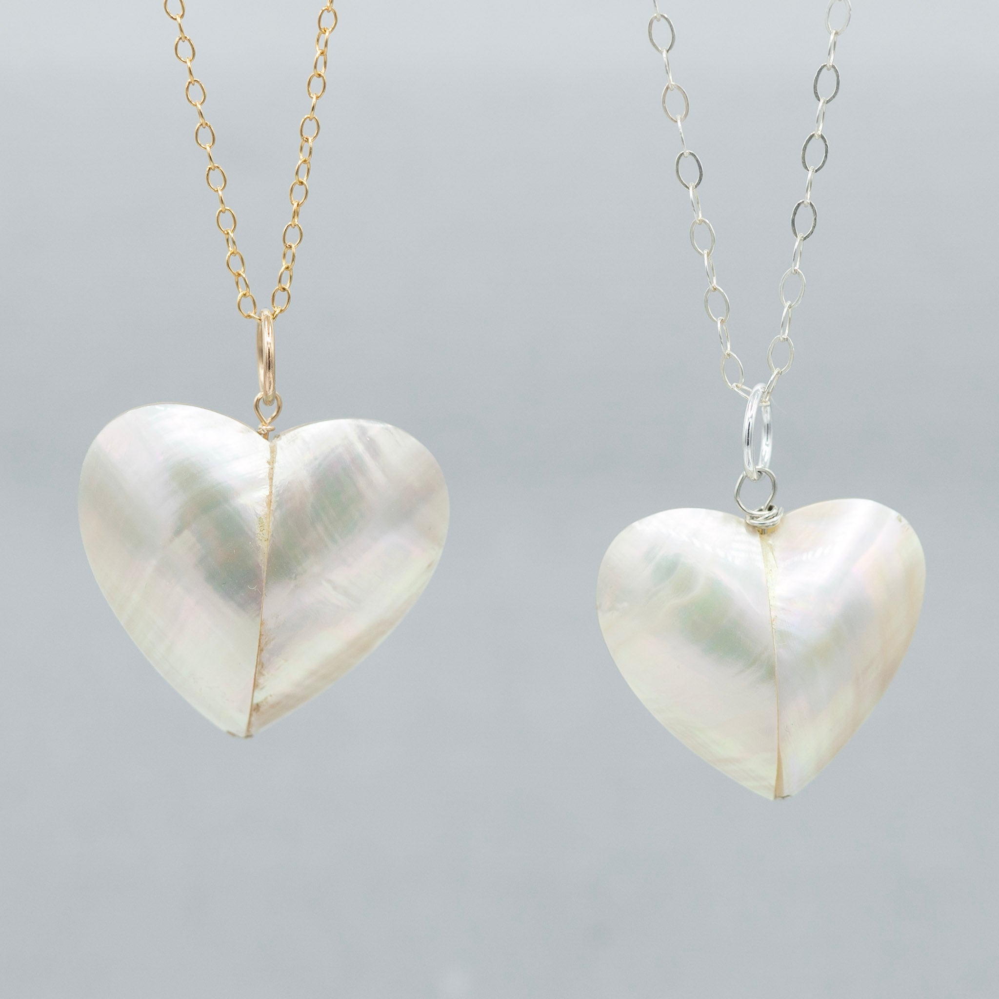 Puffy Heart Shell Pendant - Jewel Ya