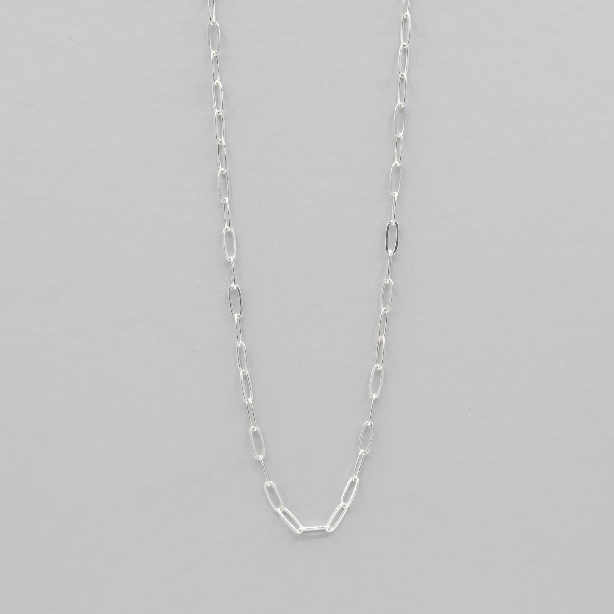 14k Gold Filled & Sterling Silver Medium Paperclip Chain Layering Set - Jewel Ya