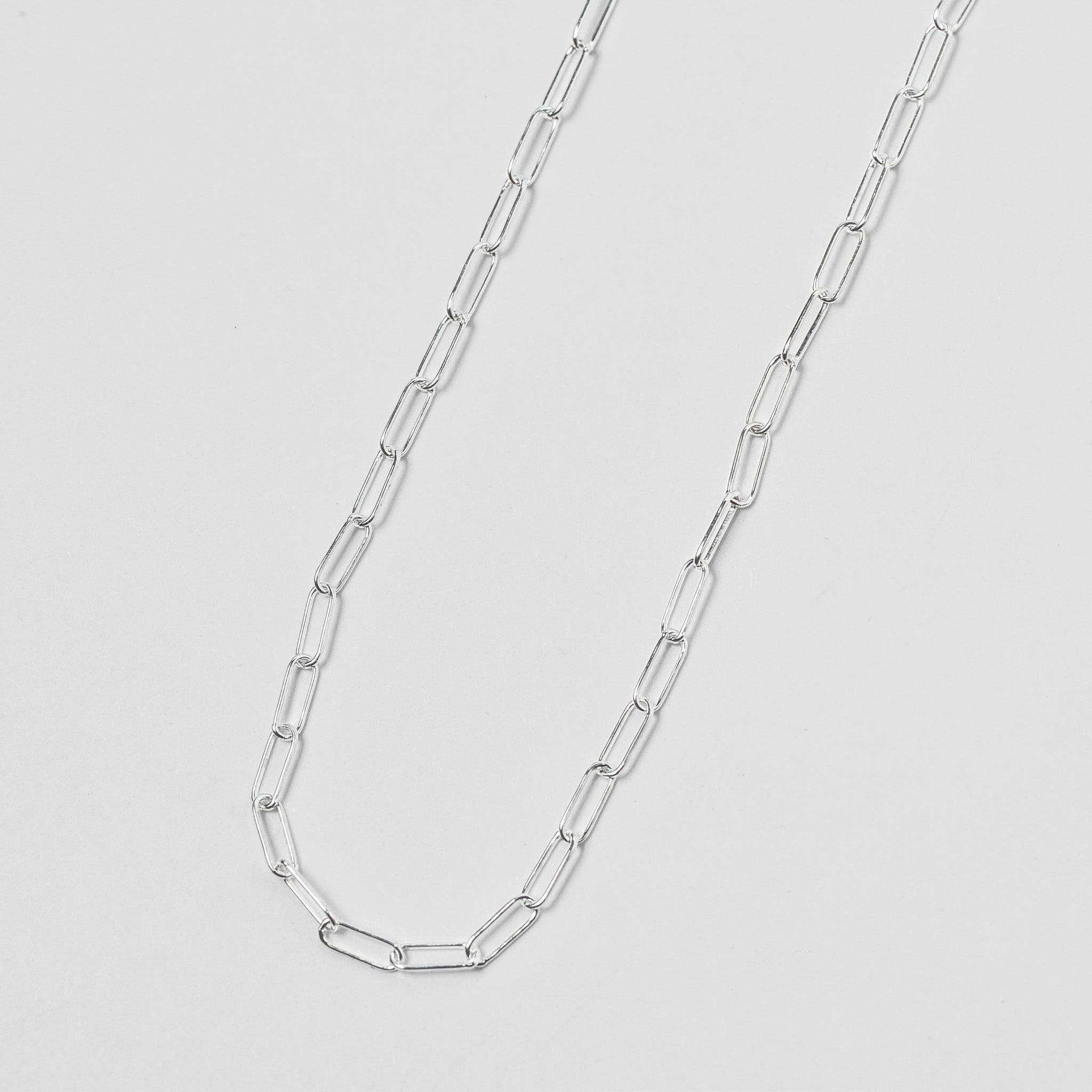 Sterling Silver Petite Paper Clip Layering Chain - Jewel Ya