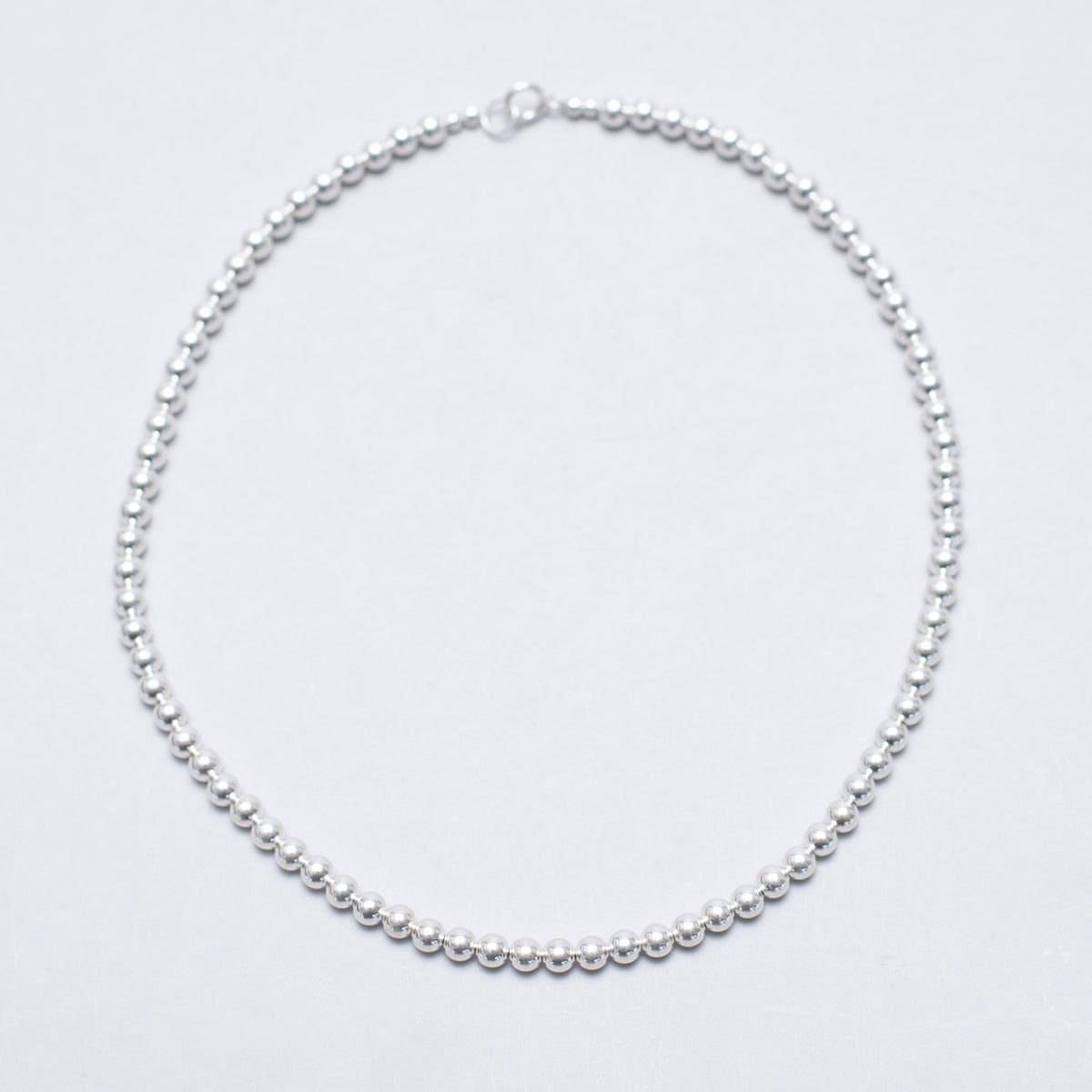 Sterling Silver Beaded Lux Necklace