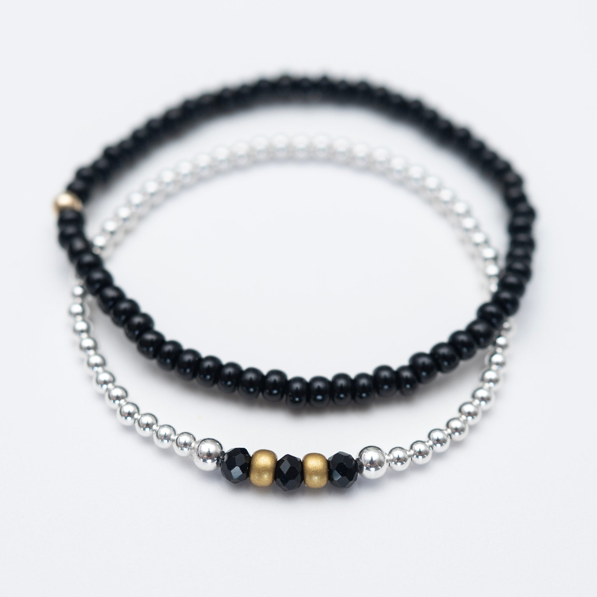 Sterling Silver Game Day Bracelet & Stacker Set