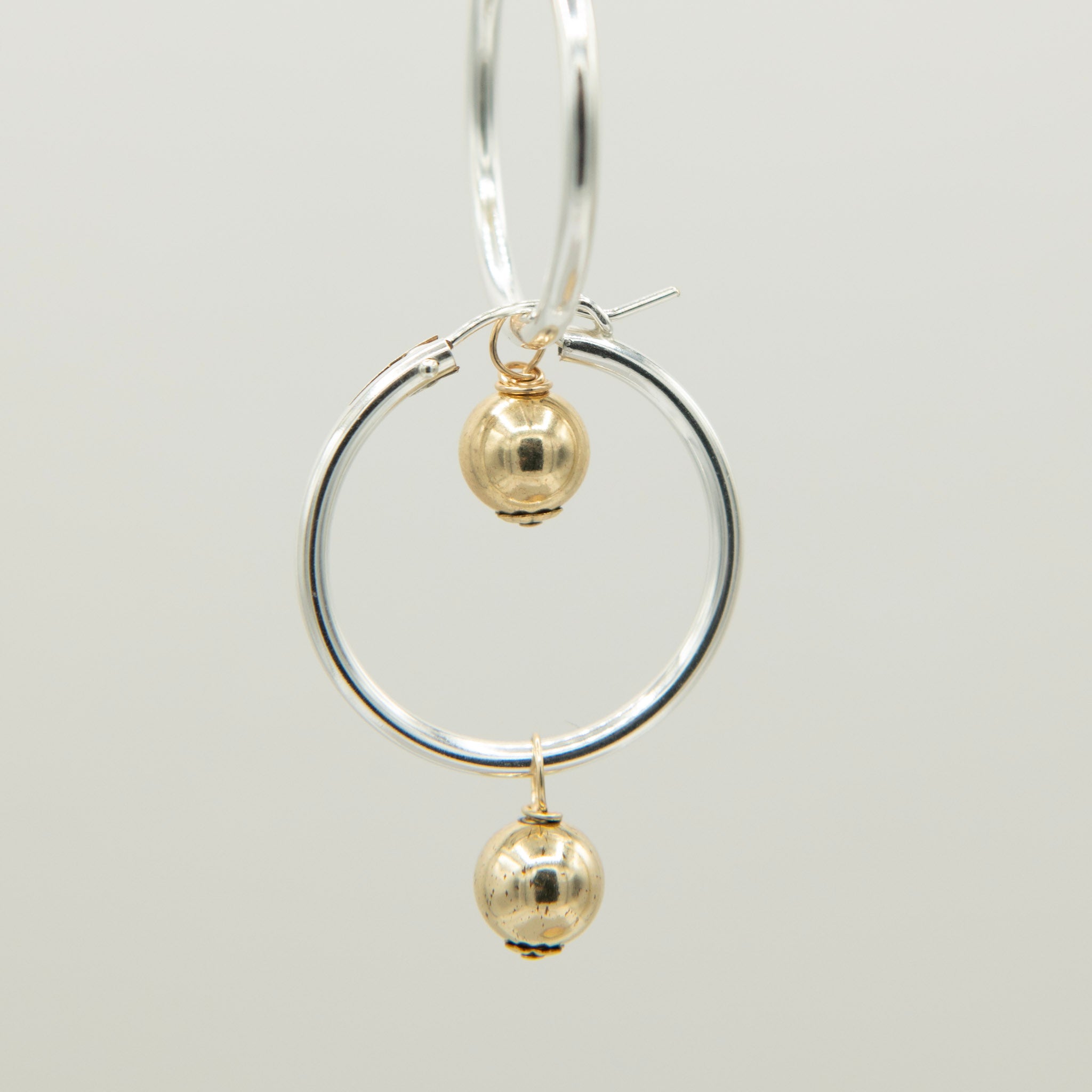 Tube Hoops & 8mm Beaded Lux Drop Set - Jewel Ya