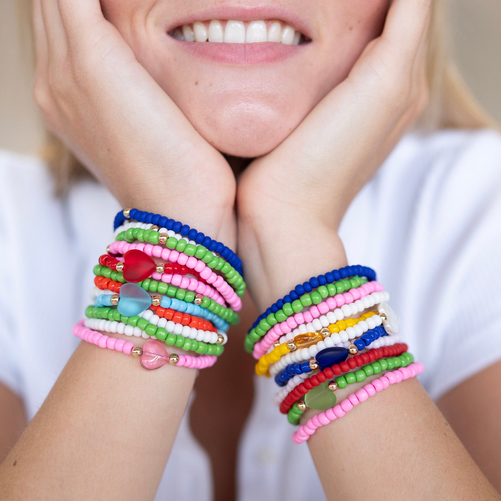 Summer Stacker Seed Bead Bracelet