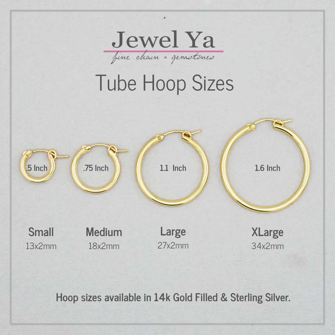 Tube Hoops & Beaded Lux Drops