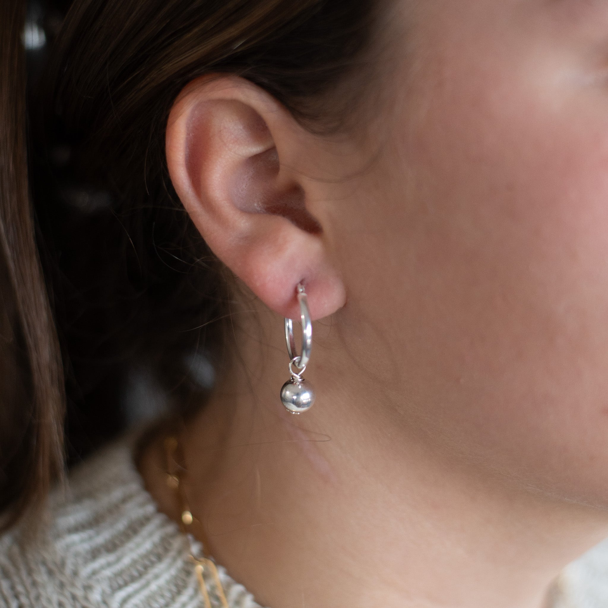 Tube Hoops & Beaded Lux Drops