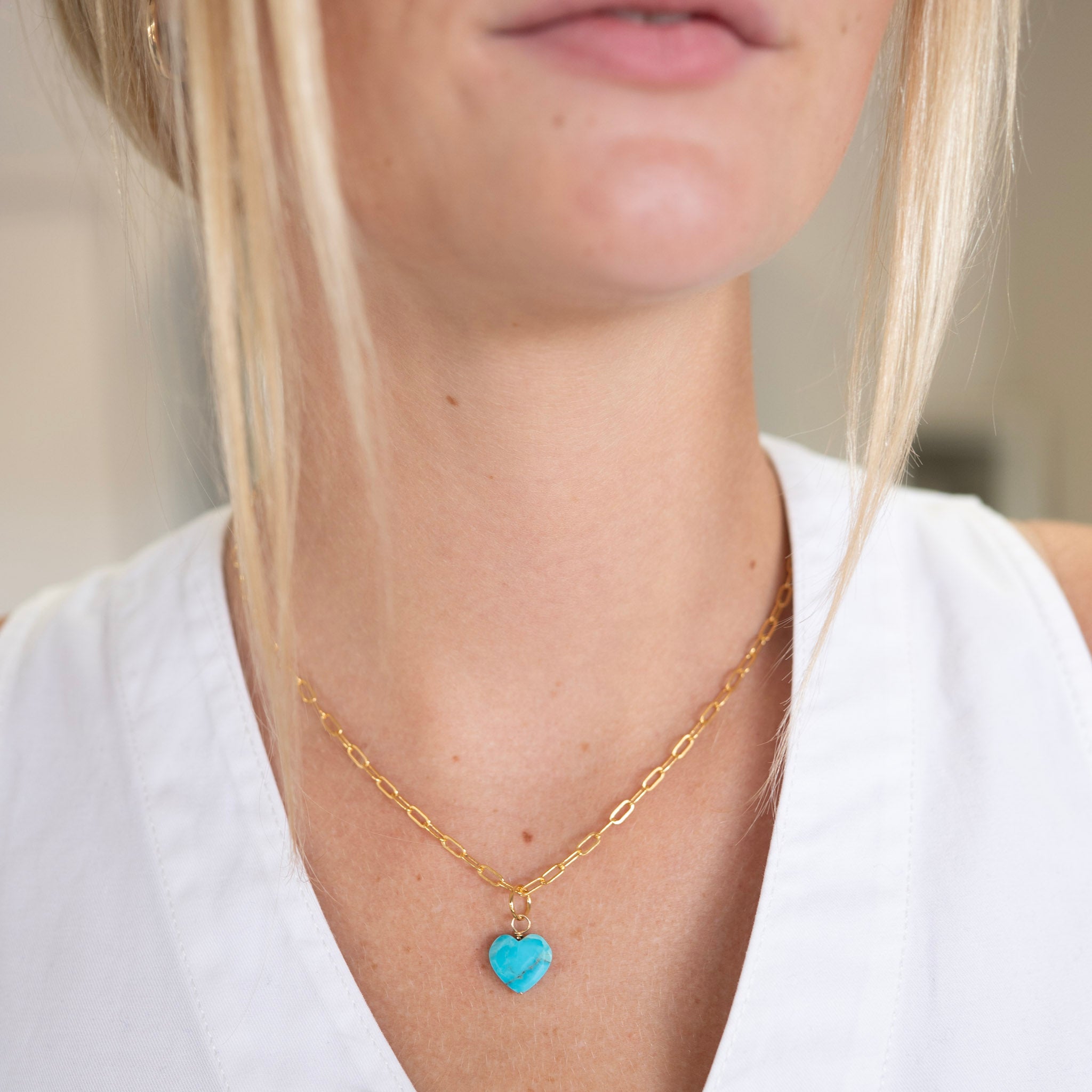 Turquoise Heart Pendant