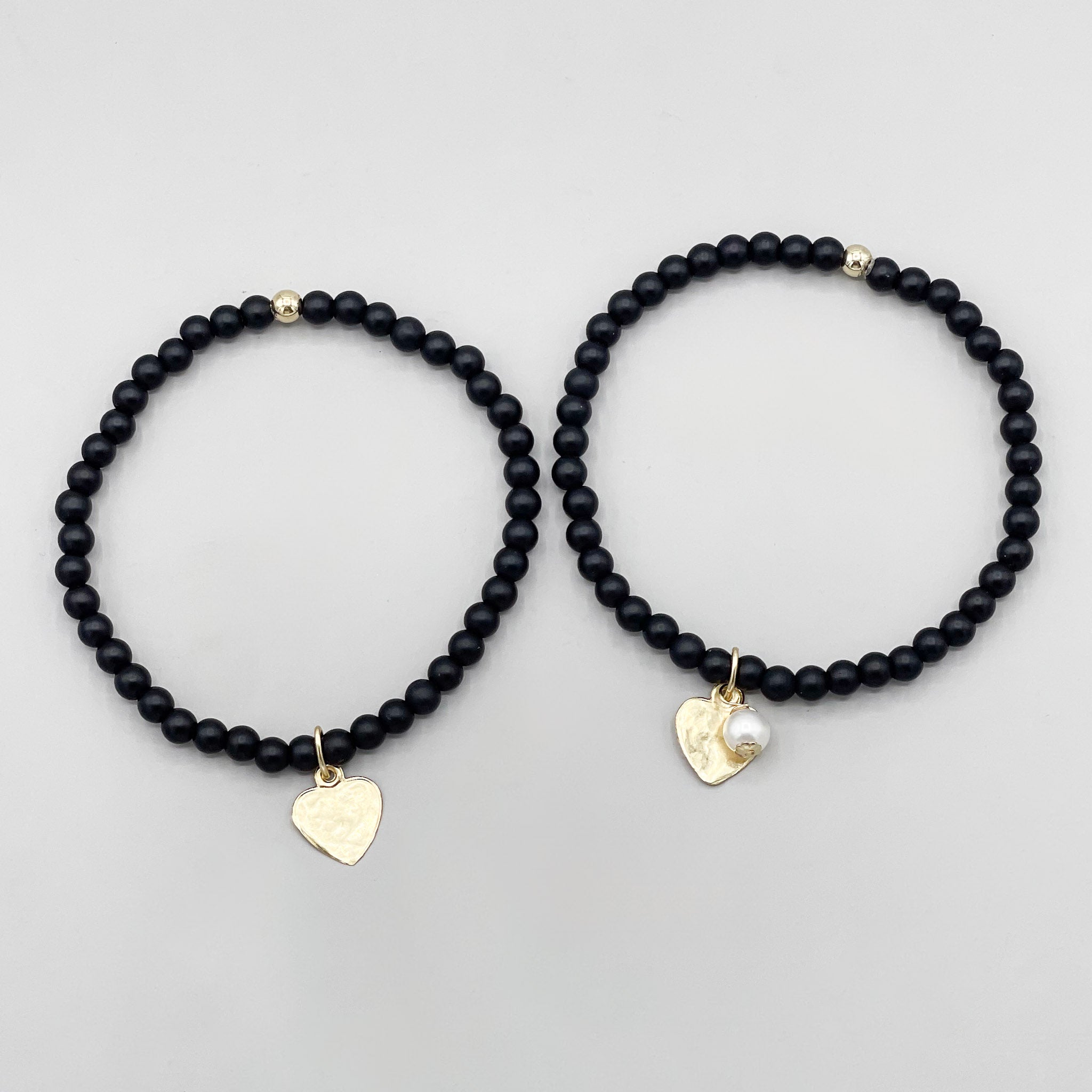 4mm Matte Black Onyx Bracelet - Jewel Ya