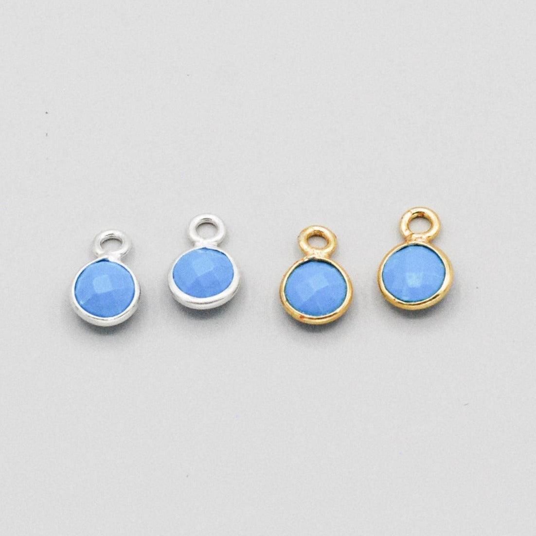 Petite Turquoise Hoop Drops - Jewel Ya