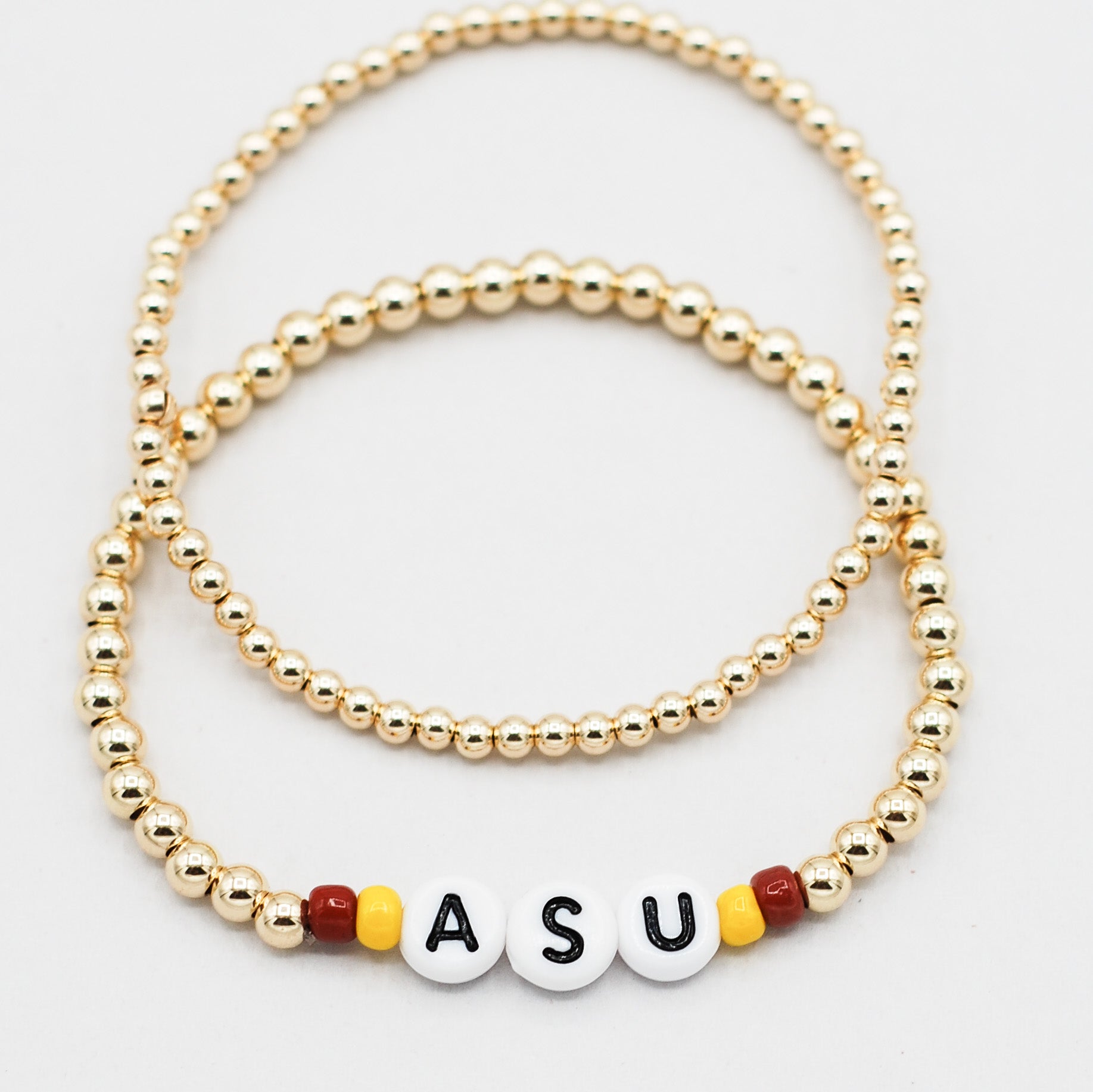 Personalized School Spirit Bracelet Set - Jewel Ya
