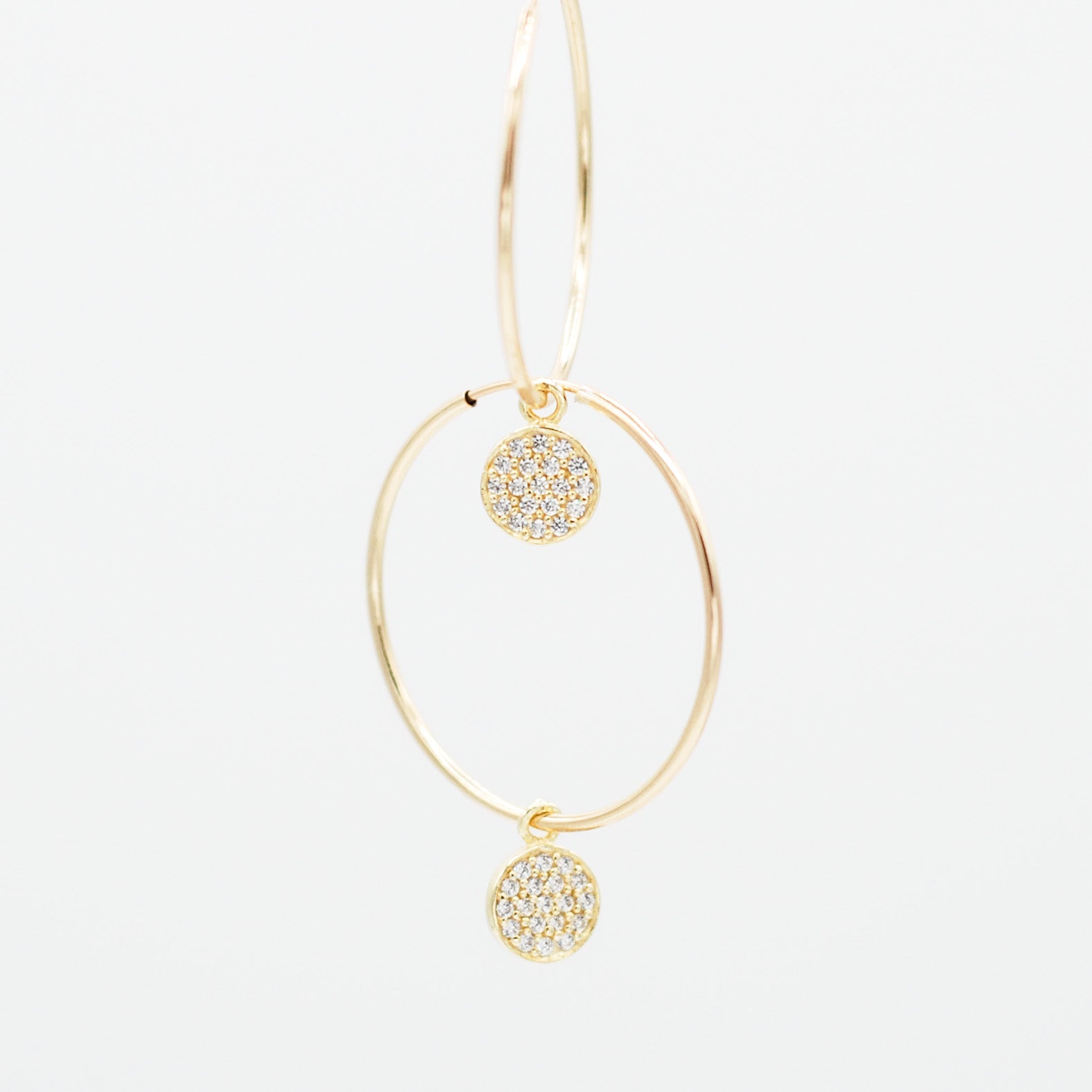 Hoops & Cubic Zirconia Drops - Jewel Ya