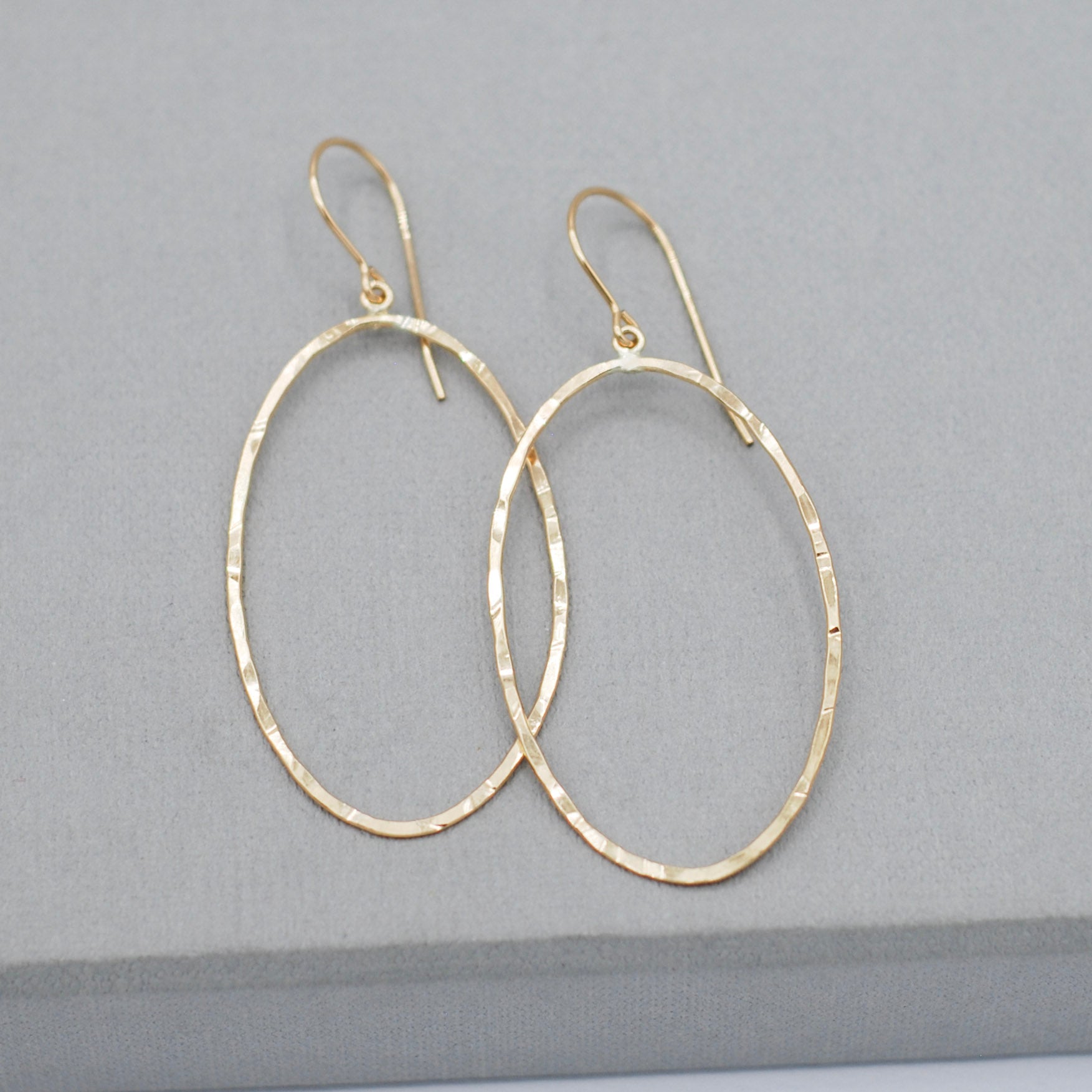 Goldfill Hammered Earrings
