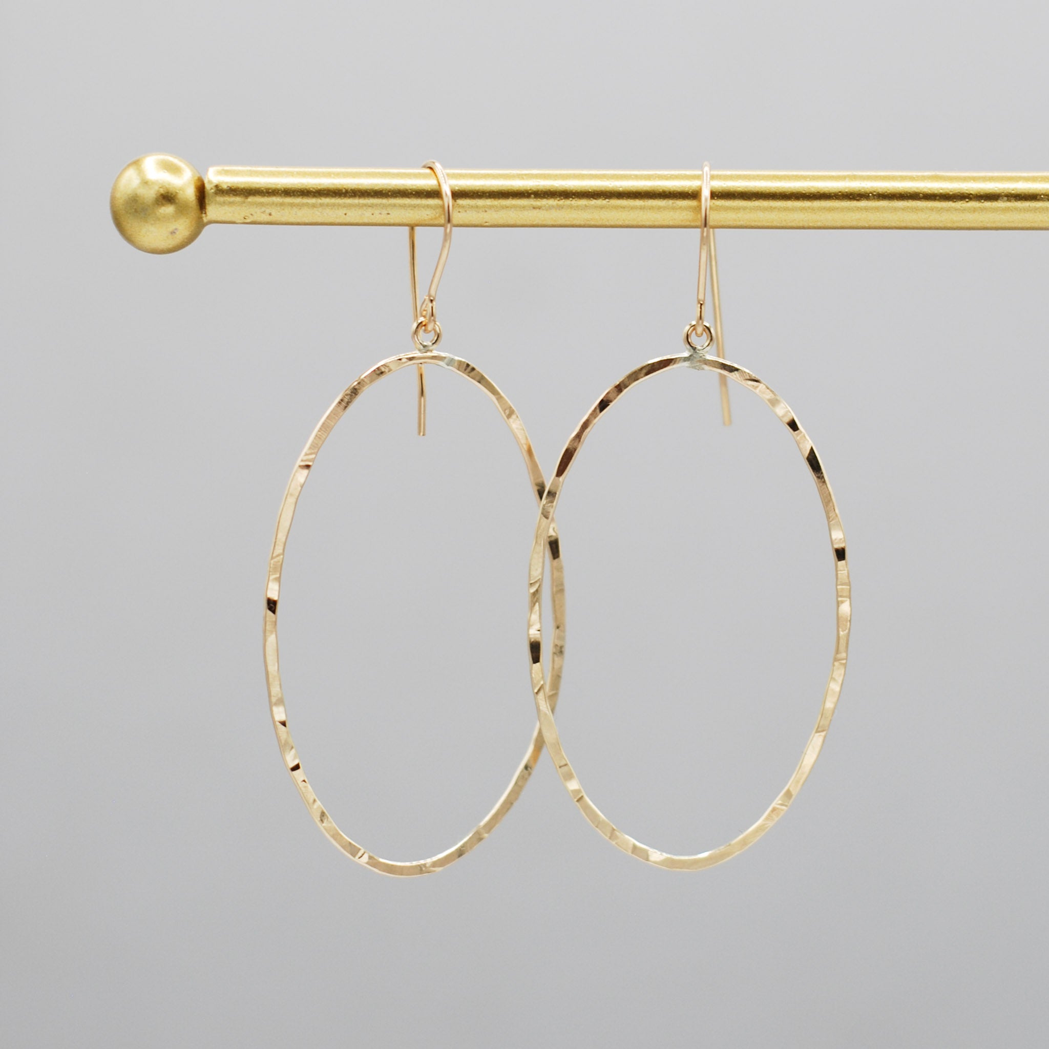 Goldfill Hammered Earrings