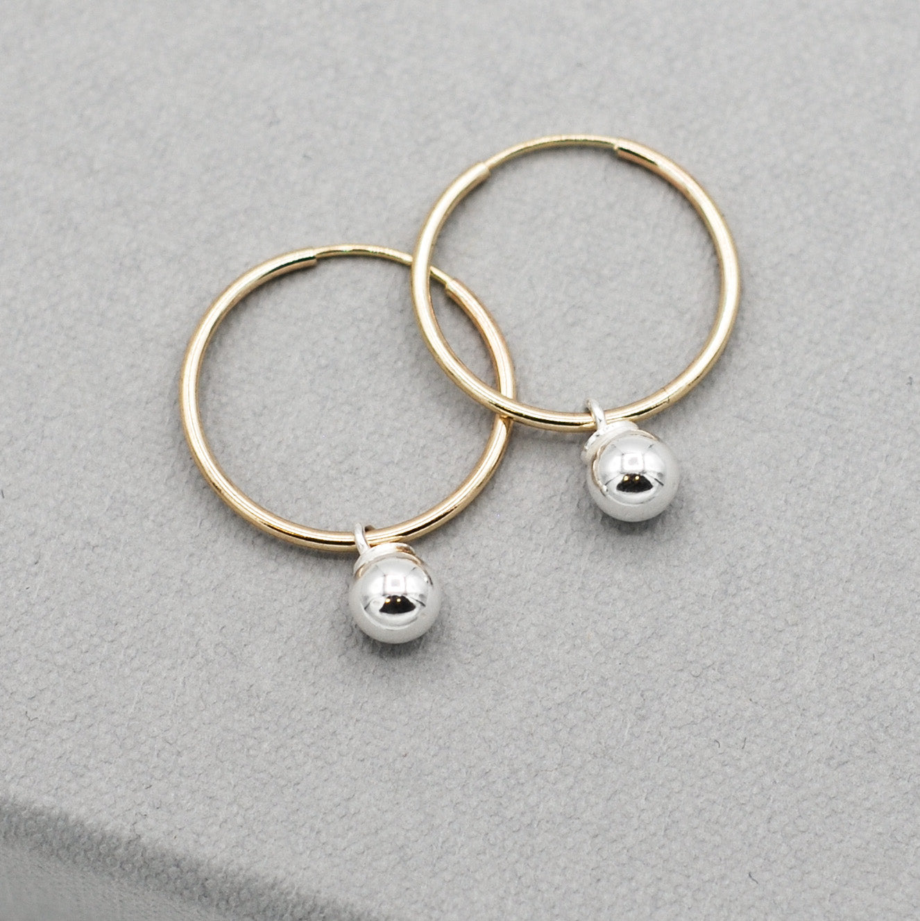 Hoops & Sterling Silver Drops