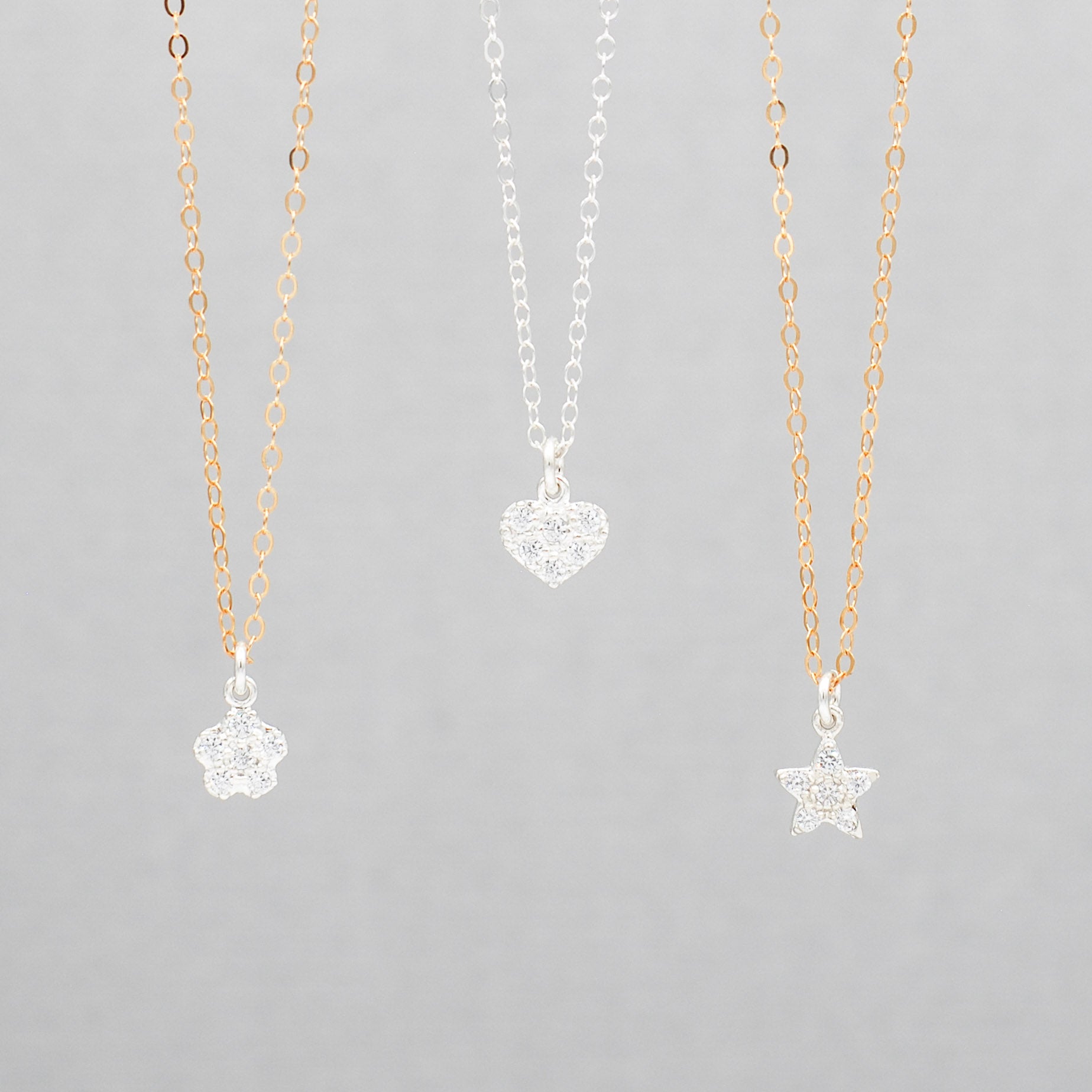 Cubic Zirconia Star Necklace