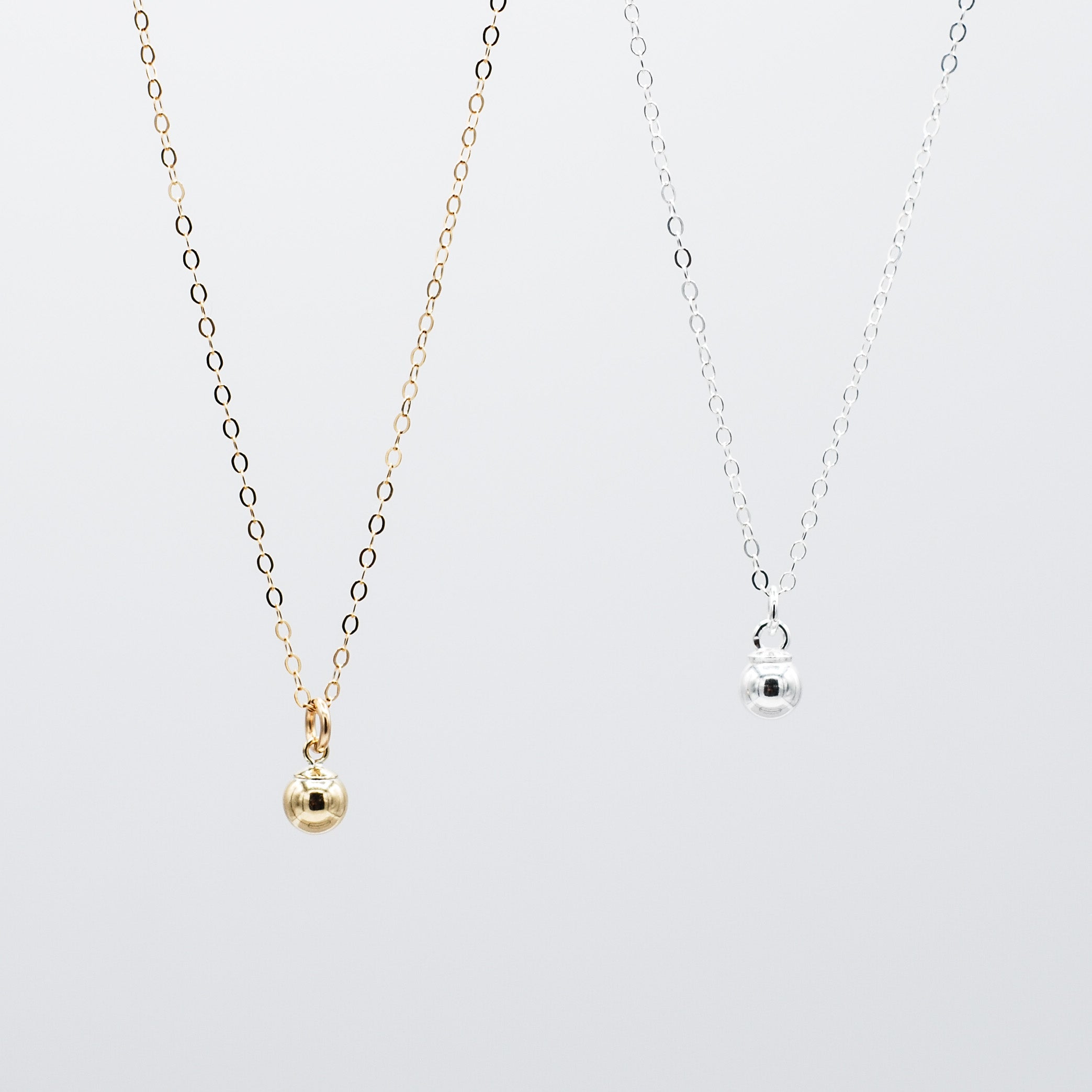 14k Gold Filled Ball Necklace - Jewel Ya