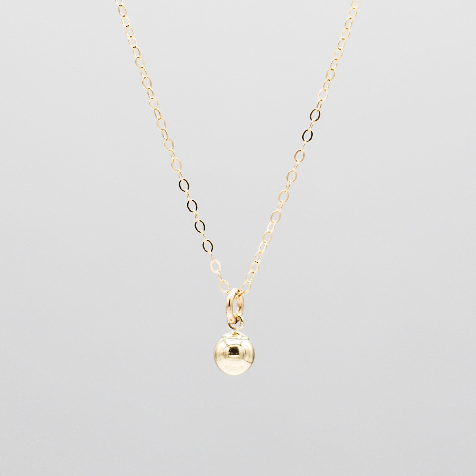 14k Gold Filled Ball Necklace - Jewel Ya