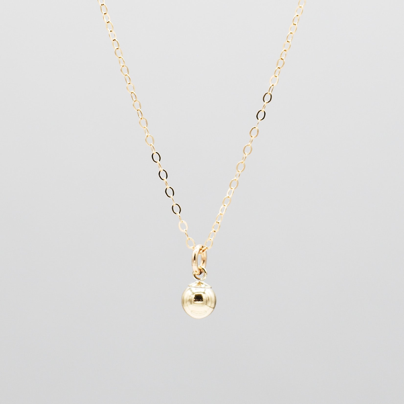 14k Gold Filled Ball Necklace