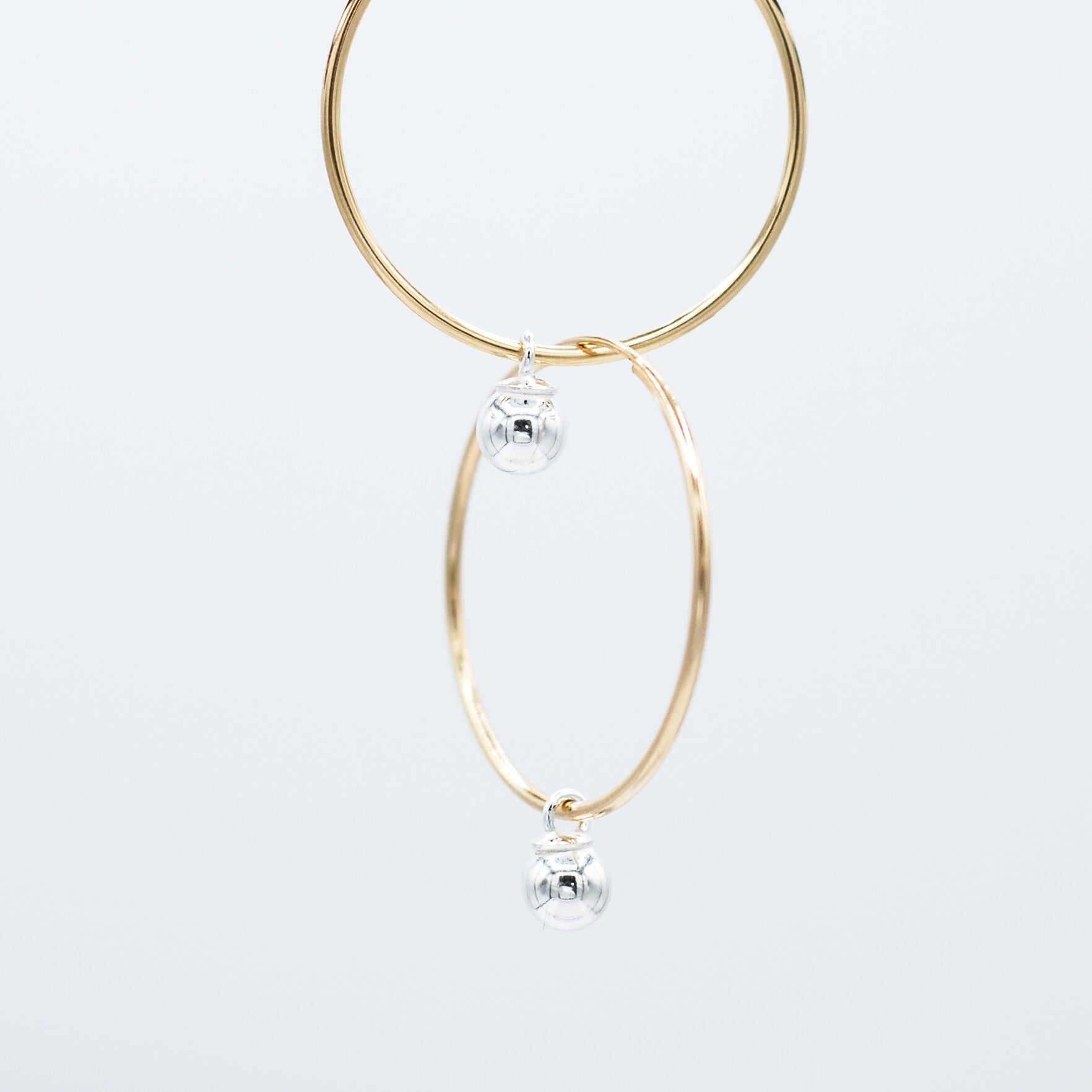 Hoops & Sterling Silver Drops