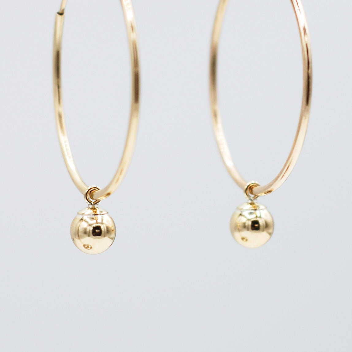 Hoops & 14k Gold Filled Drops