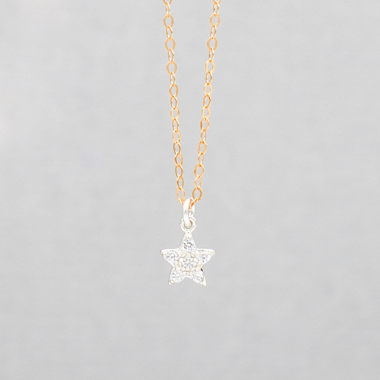 Cubic Zirconia Star Necklace - Jewel Ya