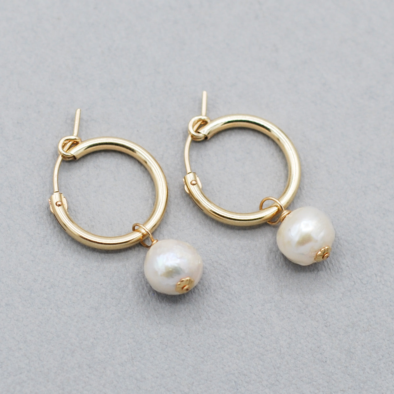 Medium 14k Gold Filled Tube Hoops - Jewel Ya