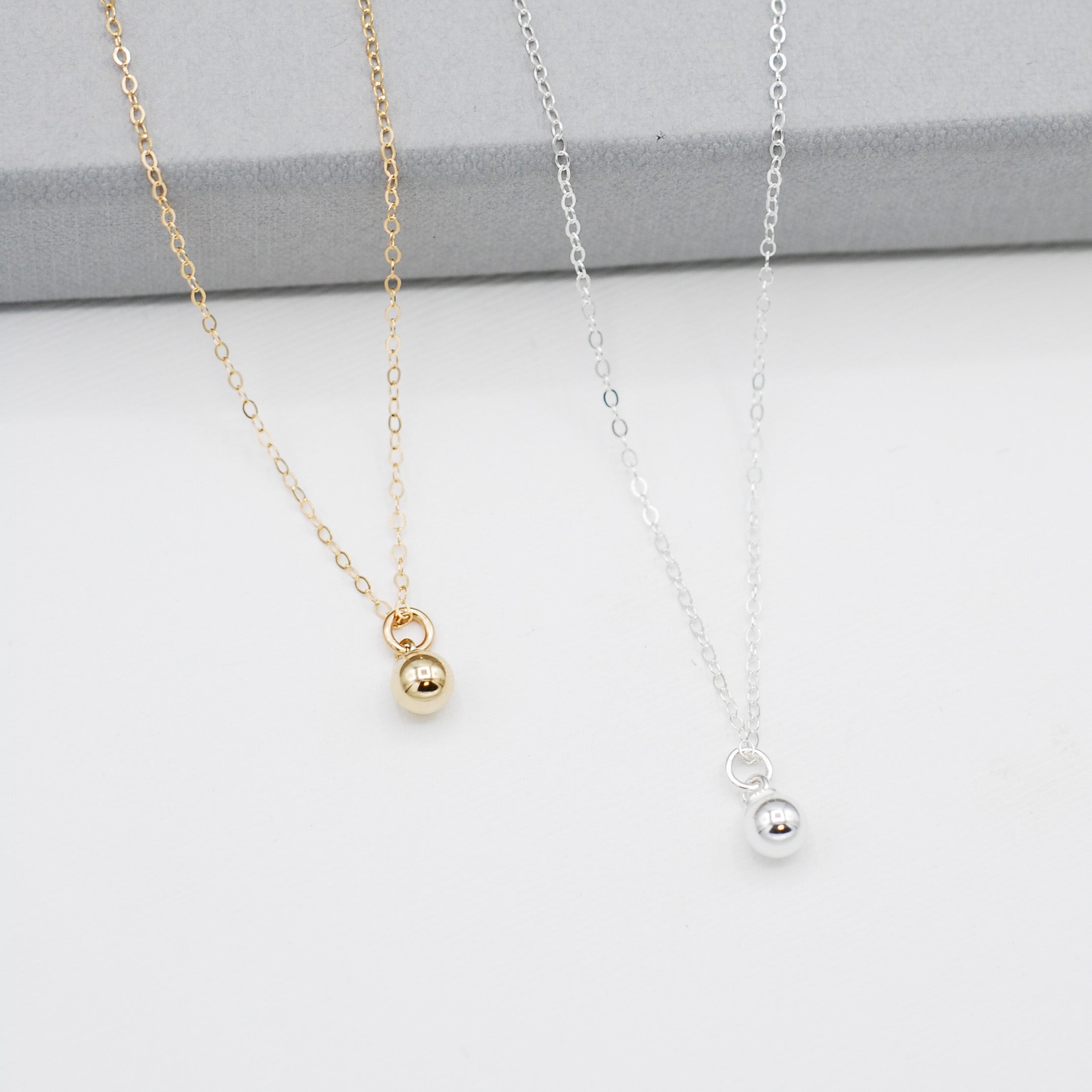 Sterling Silver Ball Necklace