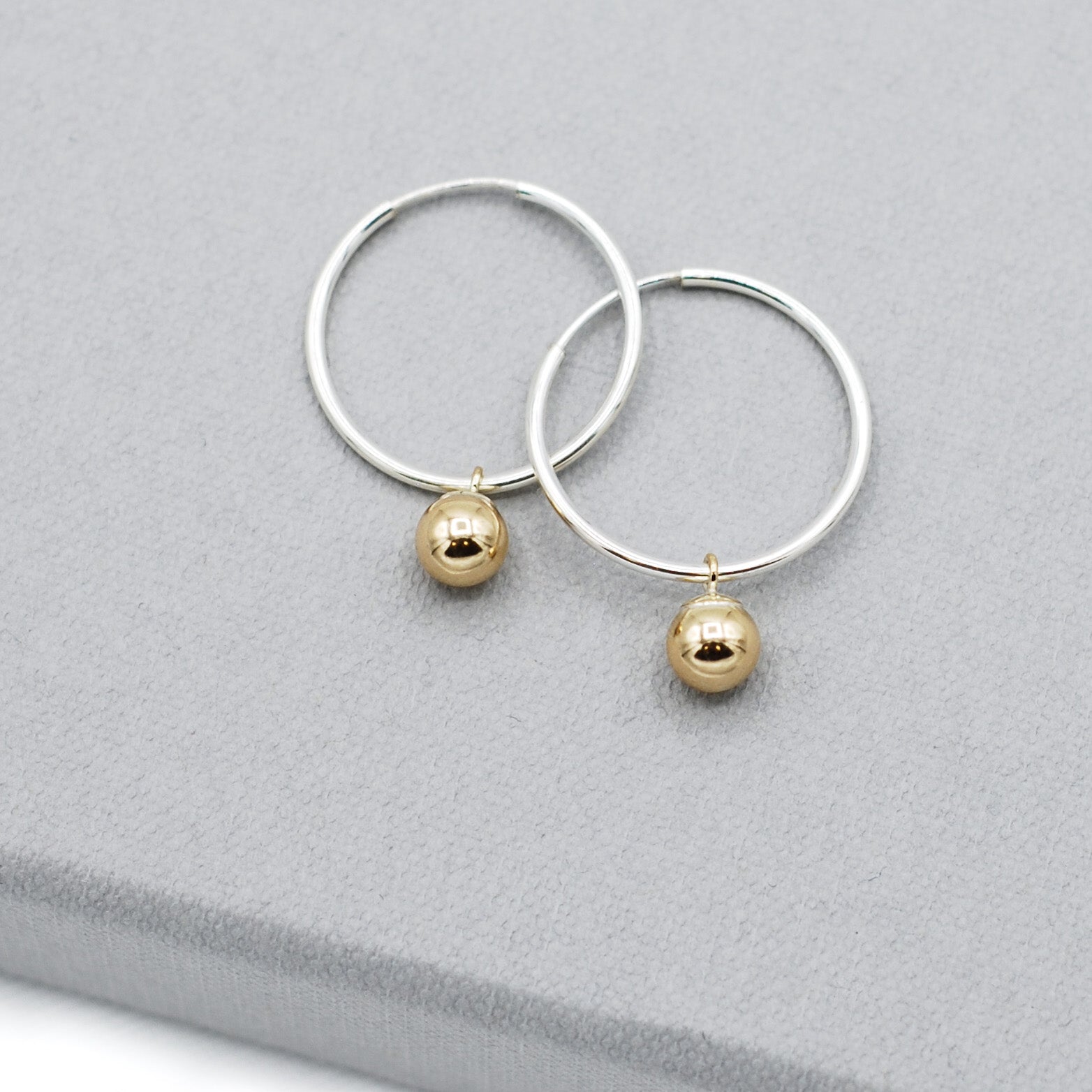 Hoops & 14k Gold Filled Drops